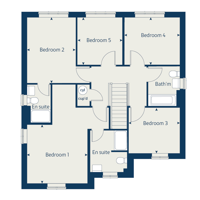 38, Osier Way, Buckingham floorplan