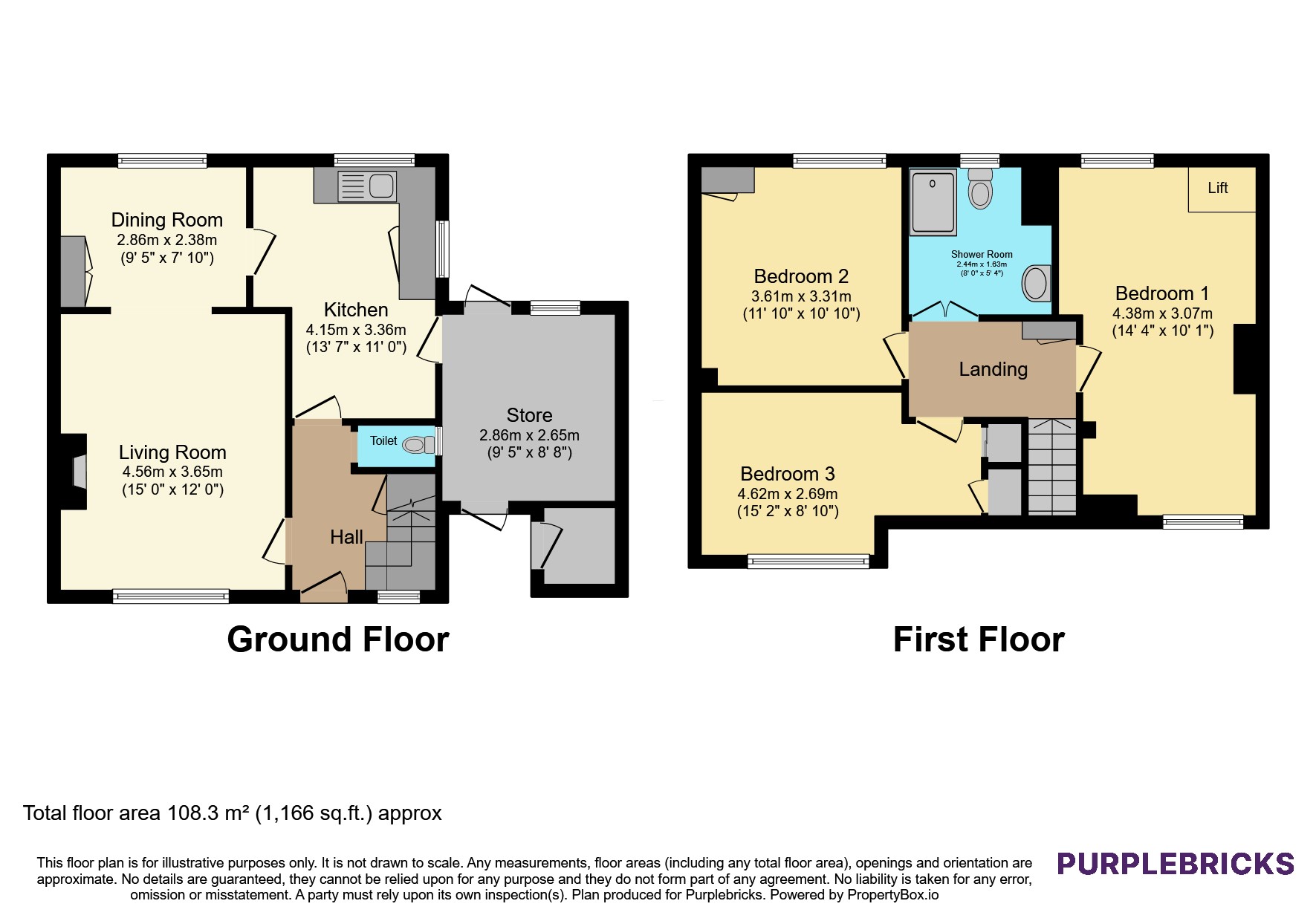 15, Caesars Road, St. Albans floorplan