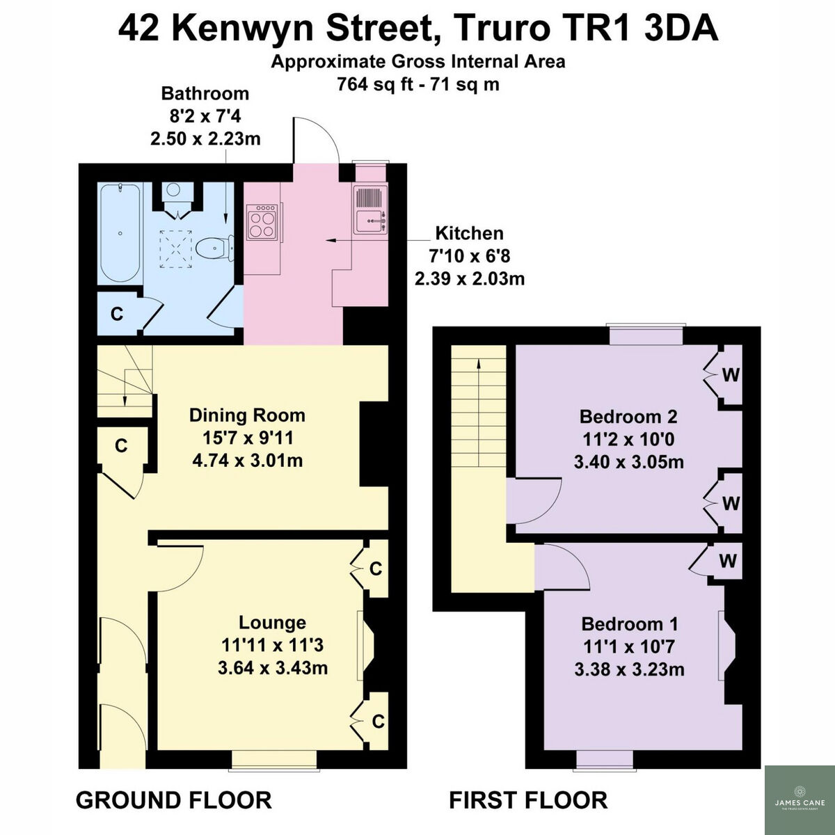 42, Kenwyn Street, Truro floorplan