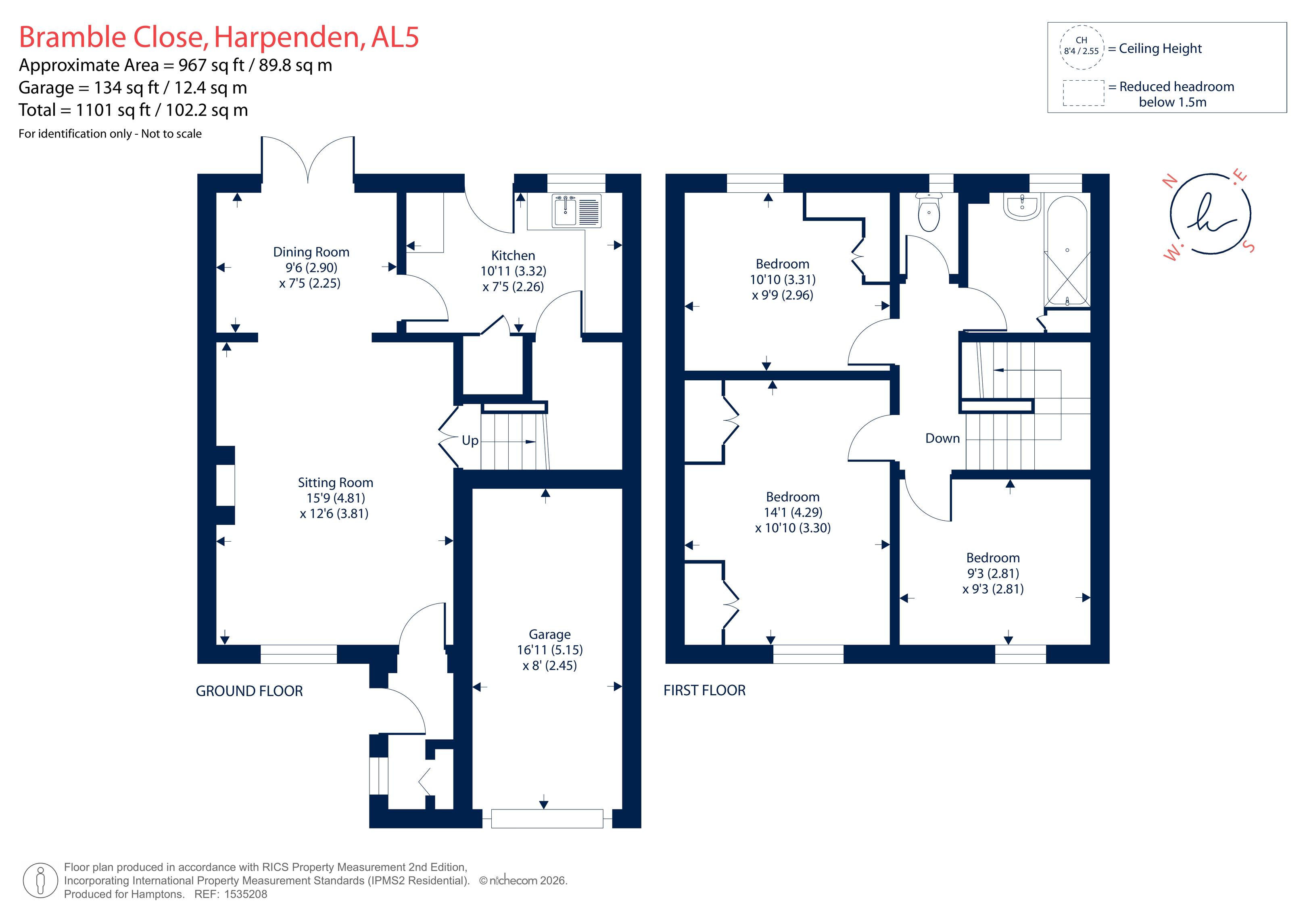 Bramble Close, Harpenden floorplan