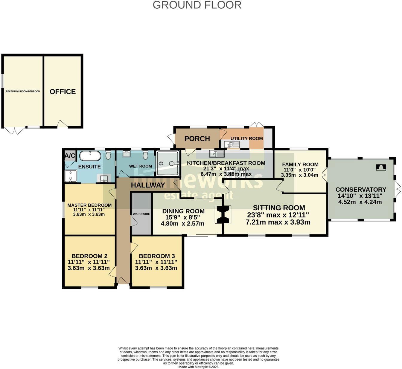 Archdene, Podmore Lane, Dereham floorplan