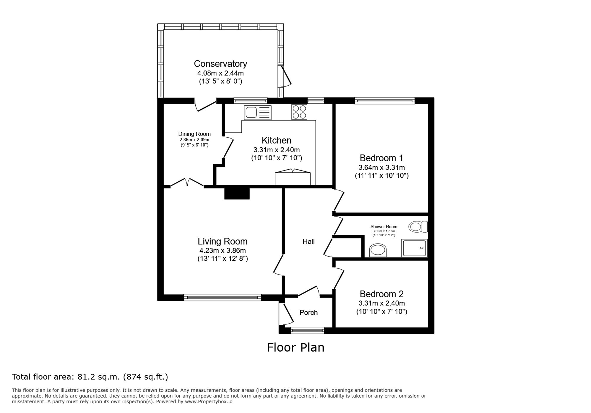 173 Foryd Road, Rhyl floorplan