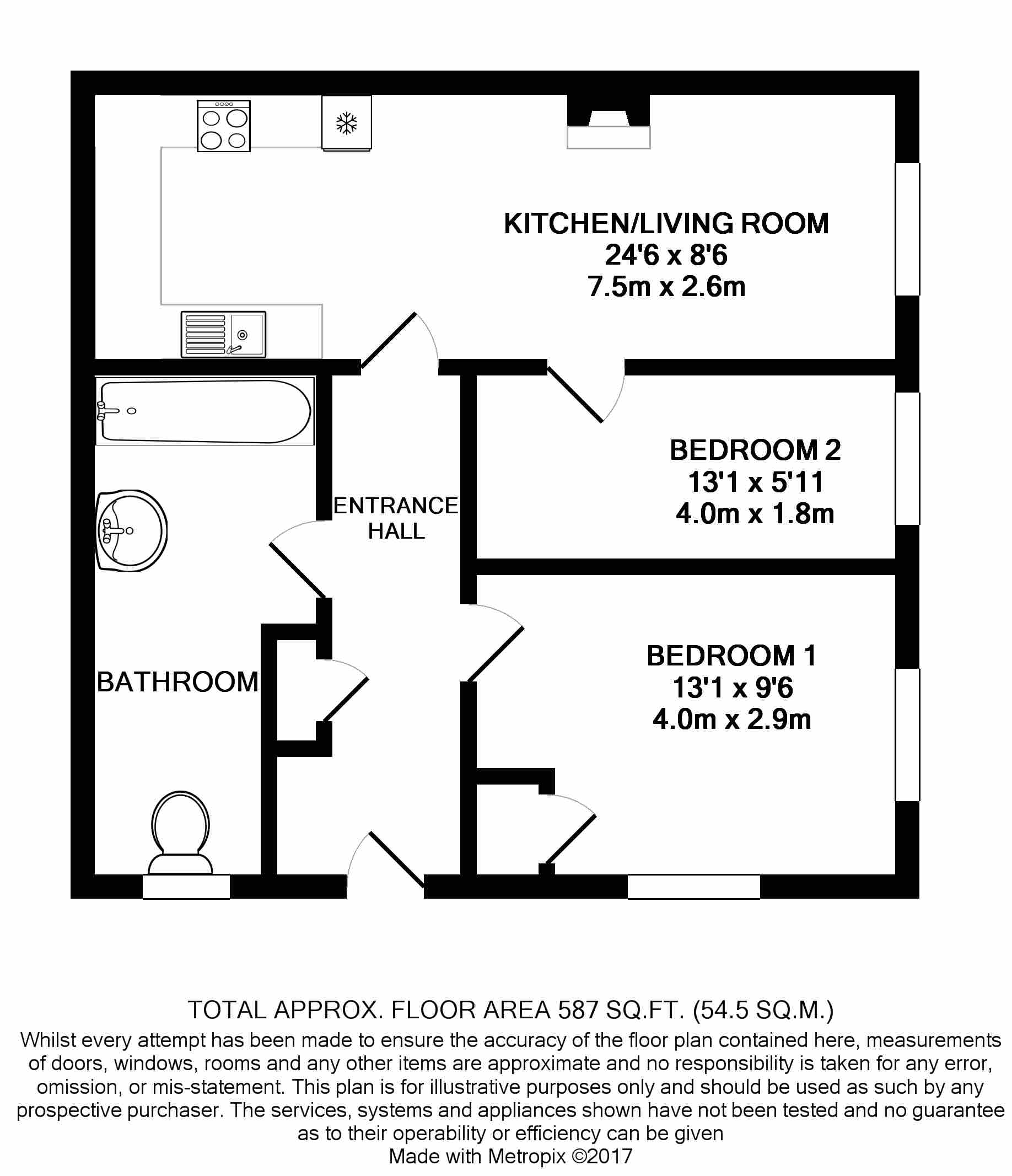 2 Bedrooms Maisonette to rent in Peperharow Road, Godalming GU7