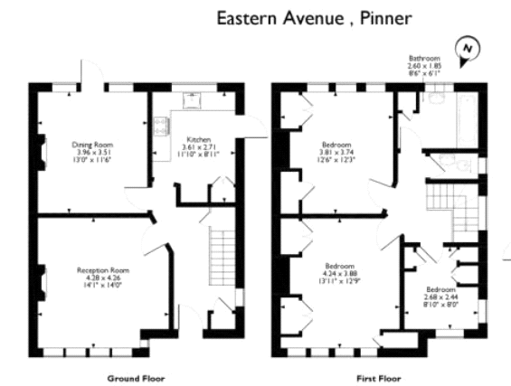 3 Bedrooms Semi-detached house for sale in Eastern Avenue, Pinner, Middlesex HA5