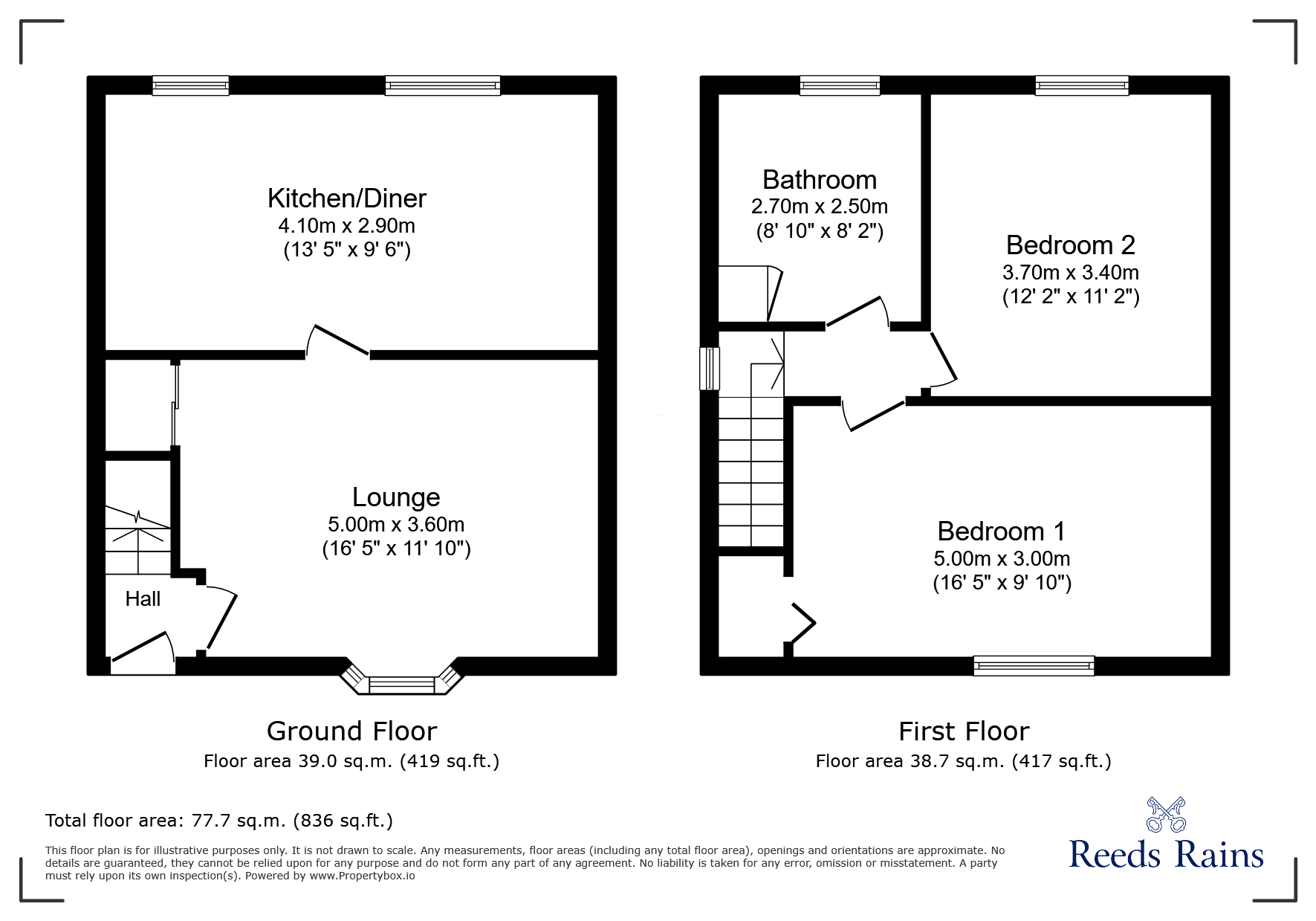 22, Wylam Road, Durham floorplan