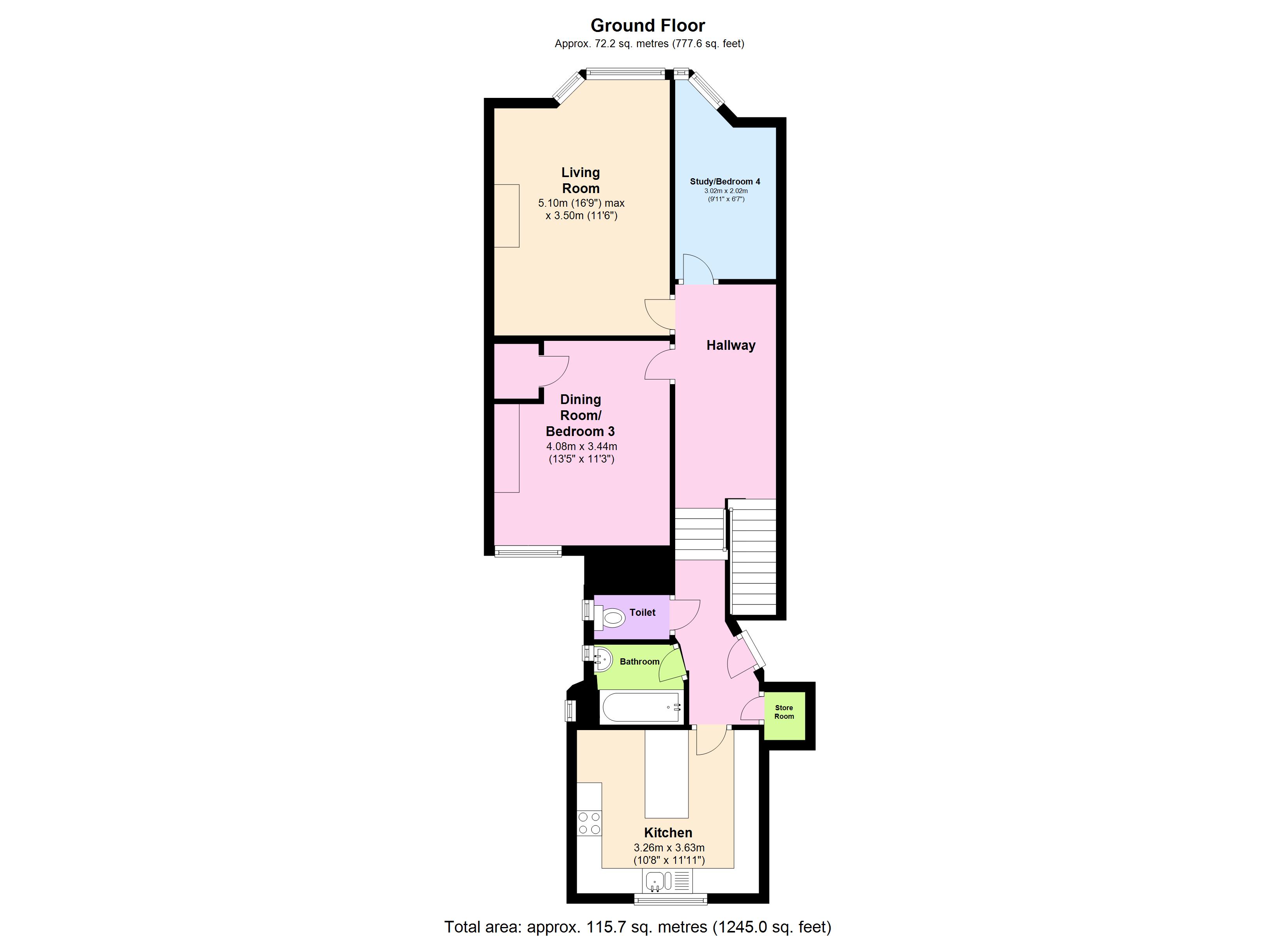 3 Bedrooms Maisonette for sale in Sackville Road, Bexhill, Kent TN39