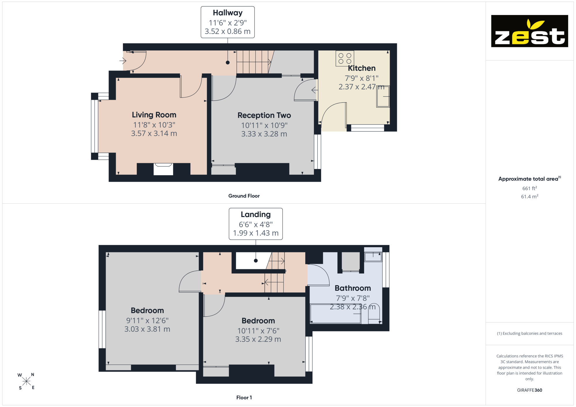 154, Severn Street, Hull floorplan