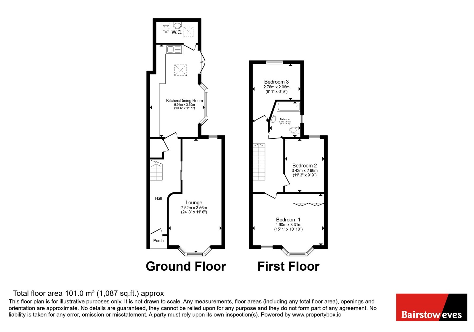 Dersingham Avenue, London floorplan