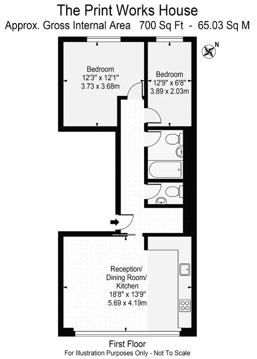 2 Bedrooms Flat to rent in Great Titchfield Street, Fitzrovia, London W1W