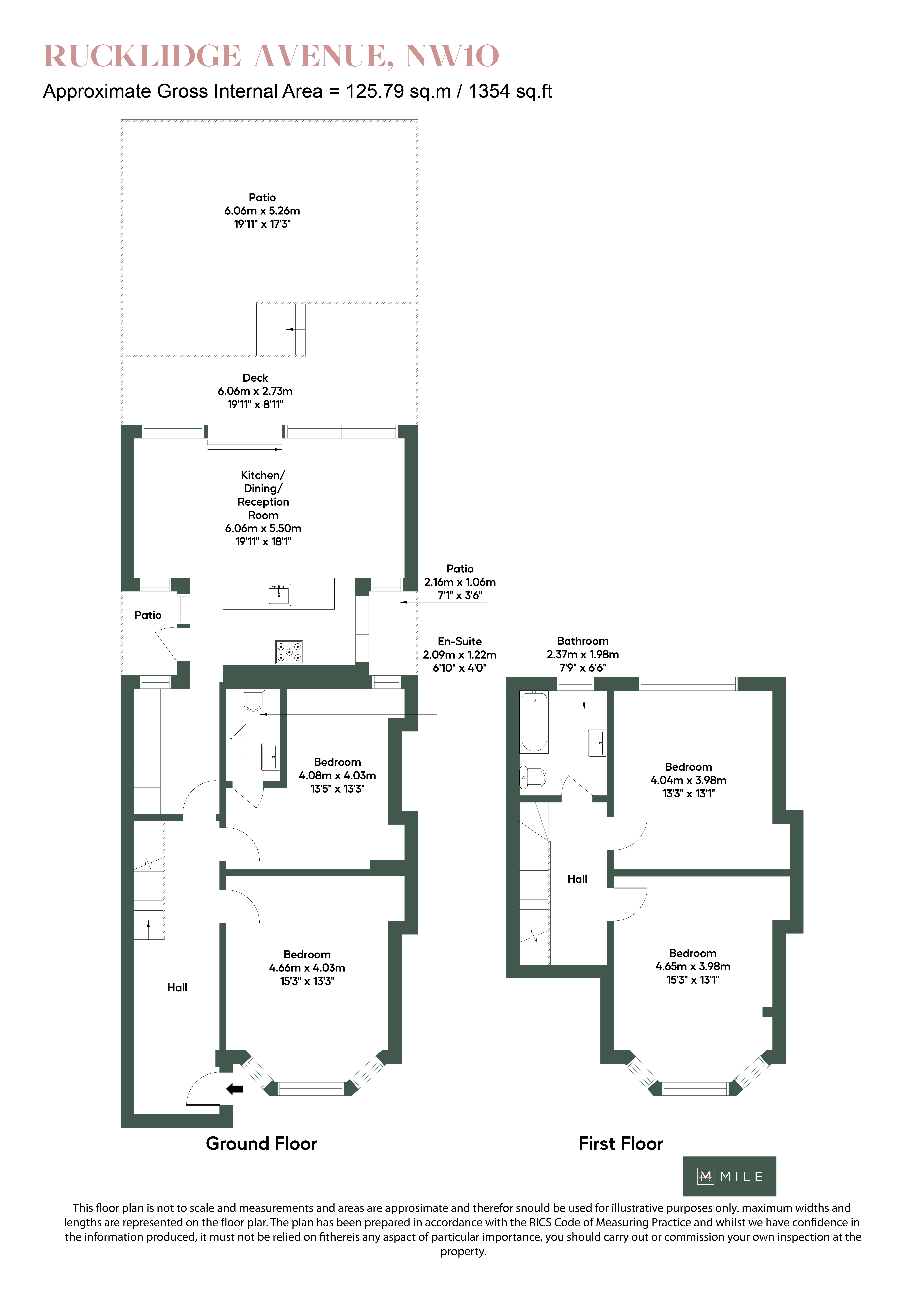 4a, Rucklidge Avenue, London floorplan