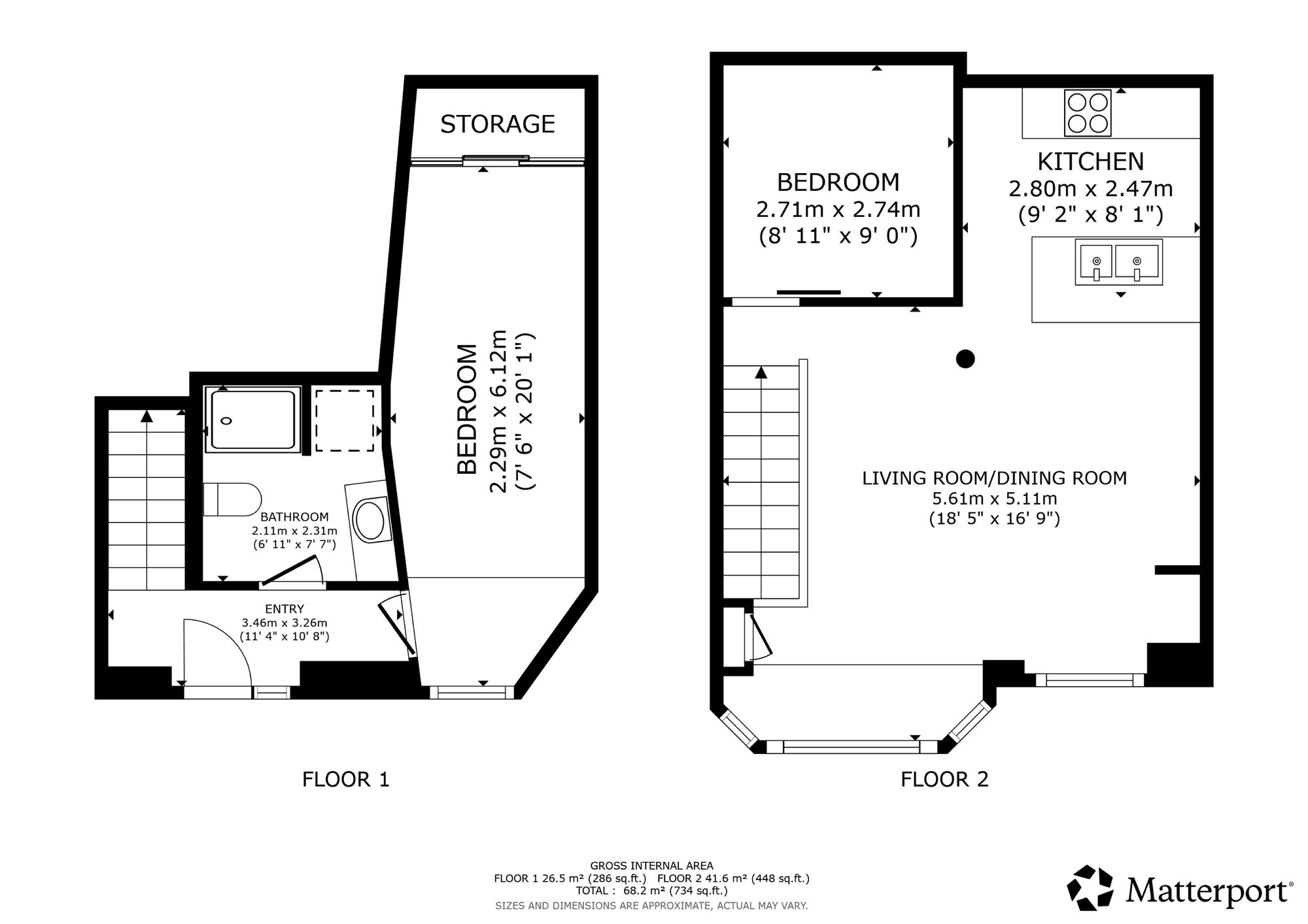 Old Bakery Millrow, Dunblane floorplan