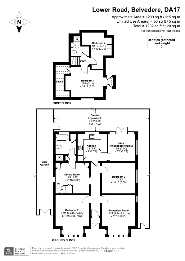 Lower Road, Belvedere DA17, 4 bedroom bungalow for sale 61207749