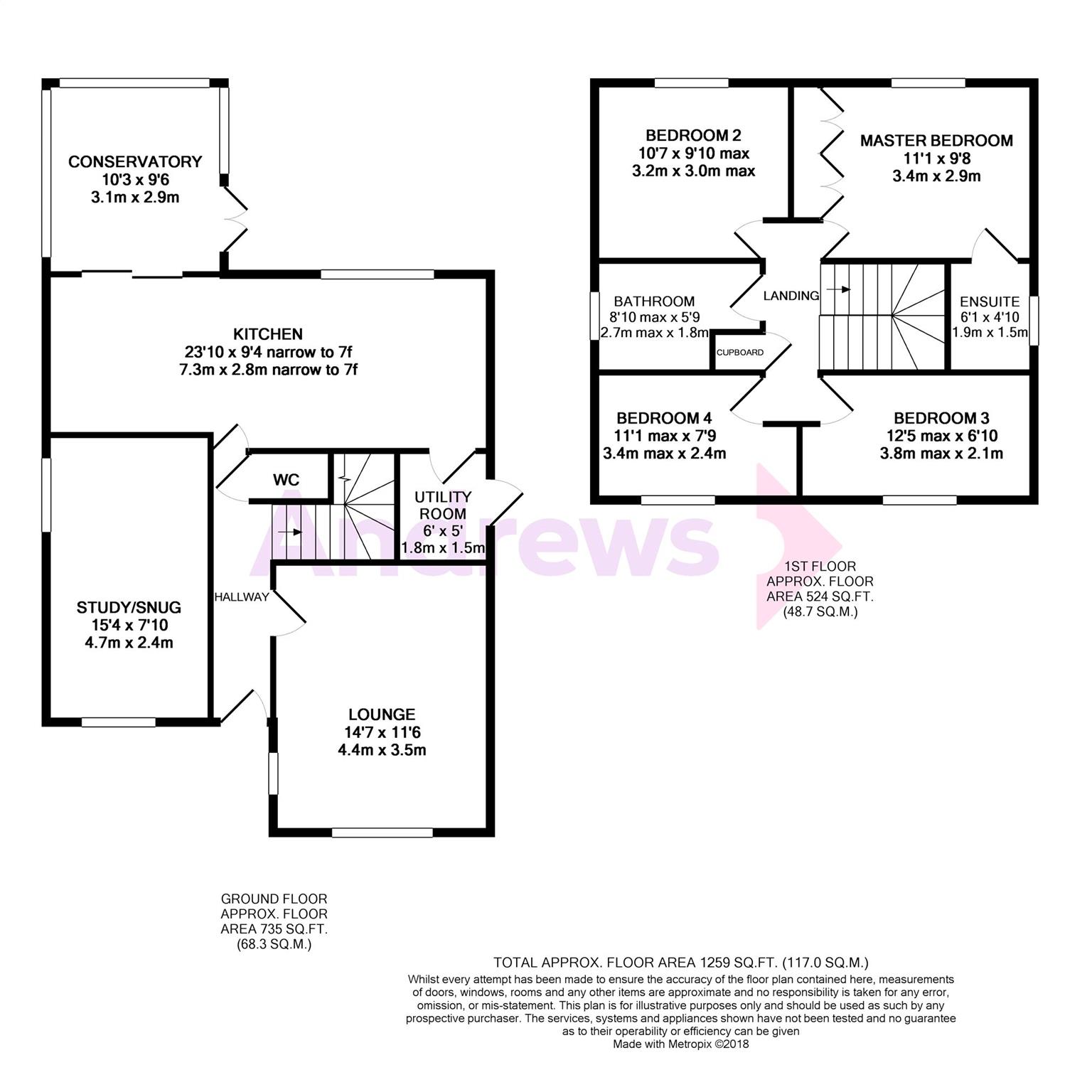 4 Bedrooms Detached house for sale in The Cornfields, Bishops Cleeve GL52