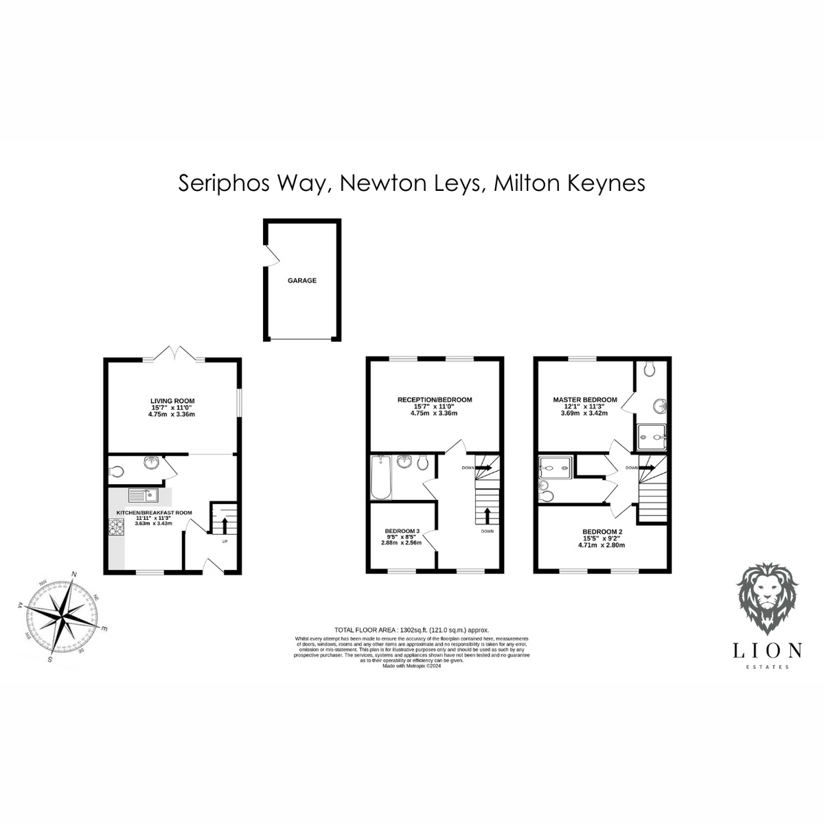 8, Seriphos Way, Milton Keynes floorplan