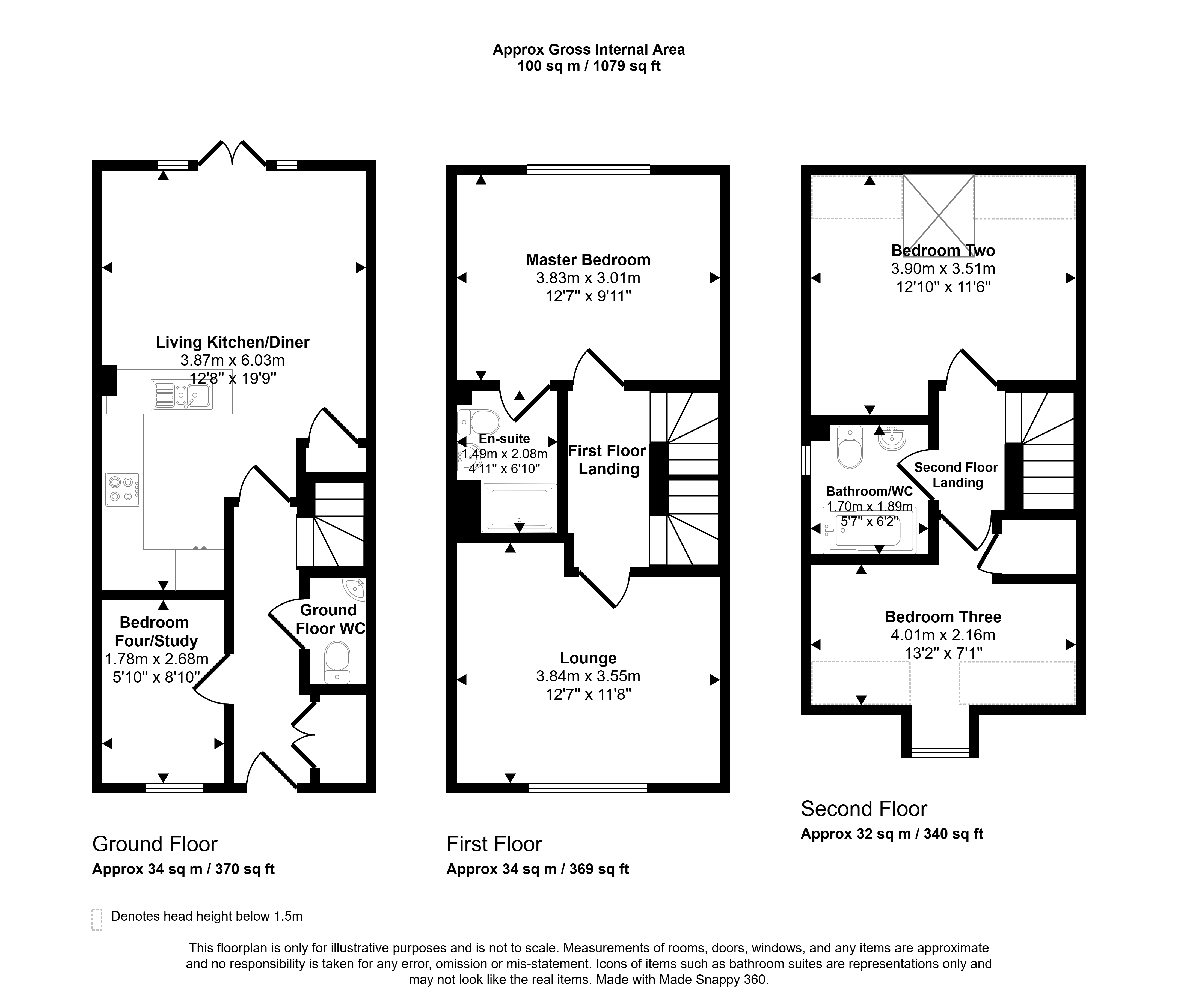 108, Greenhead Drive, Newcastle upon Tyne floorplan