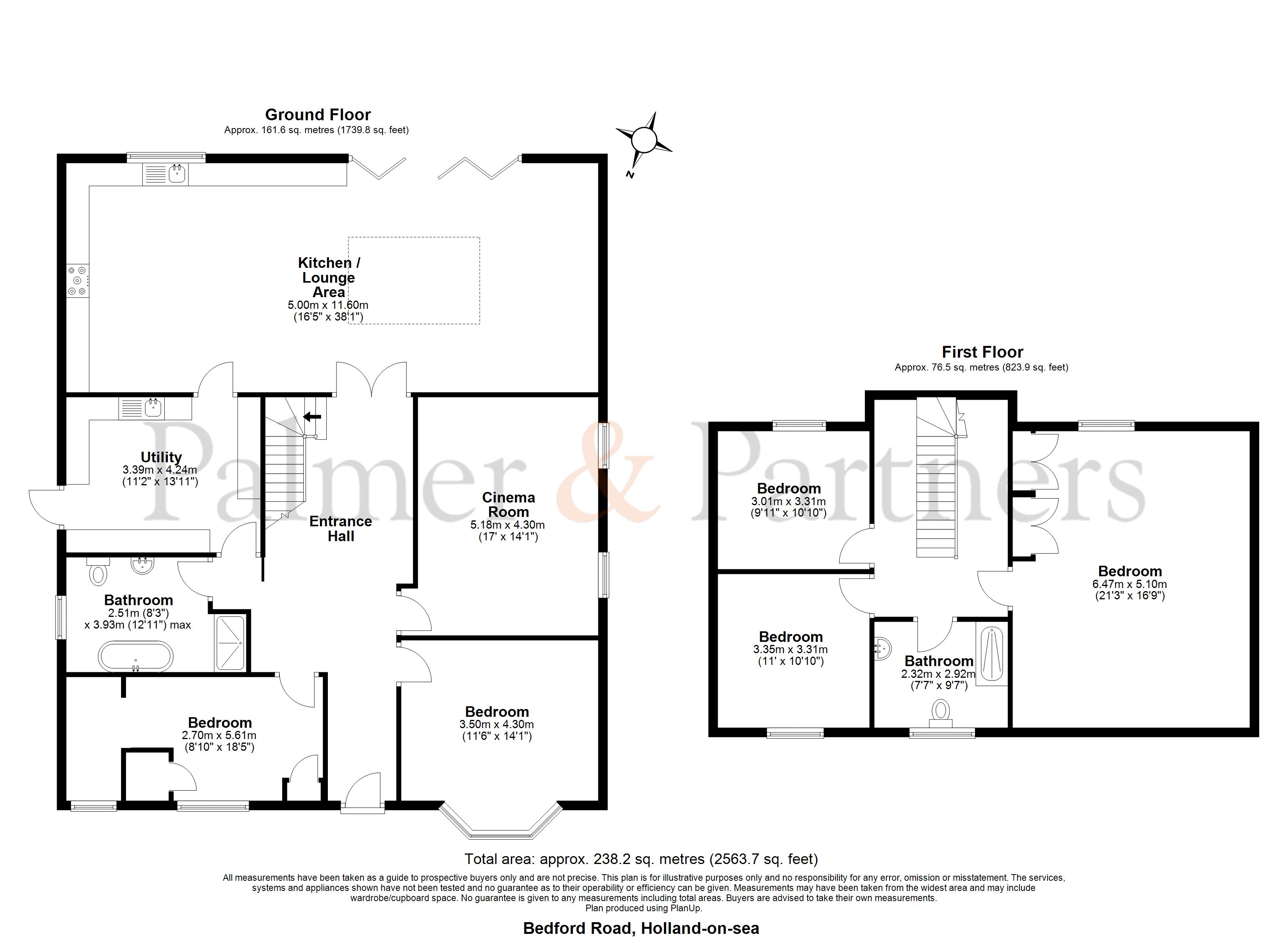 80, Bedford Road, Clacton-on-Sea floorplan