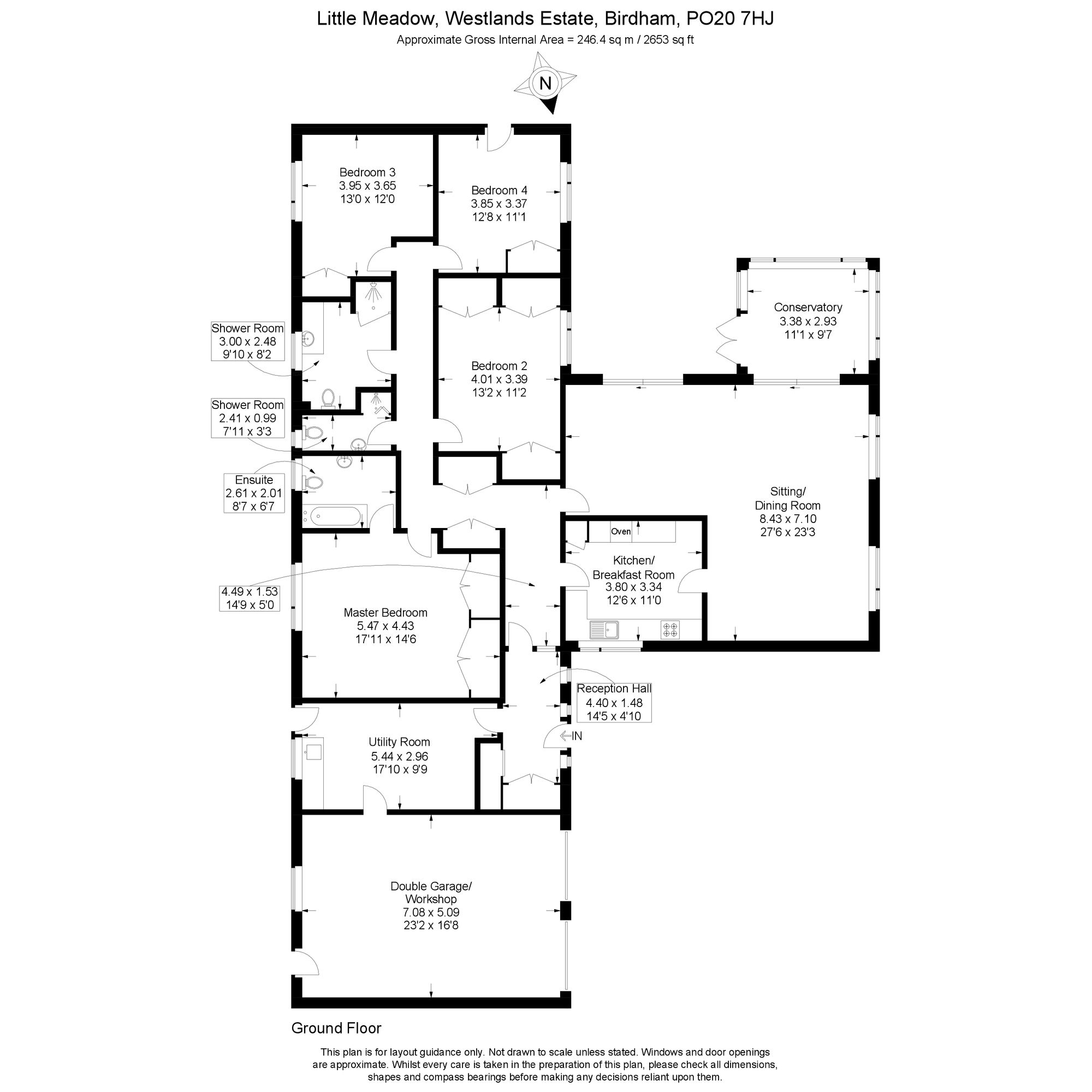 Little Meadow Westlands Estate, Chichester floorplan