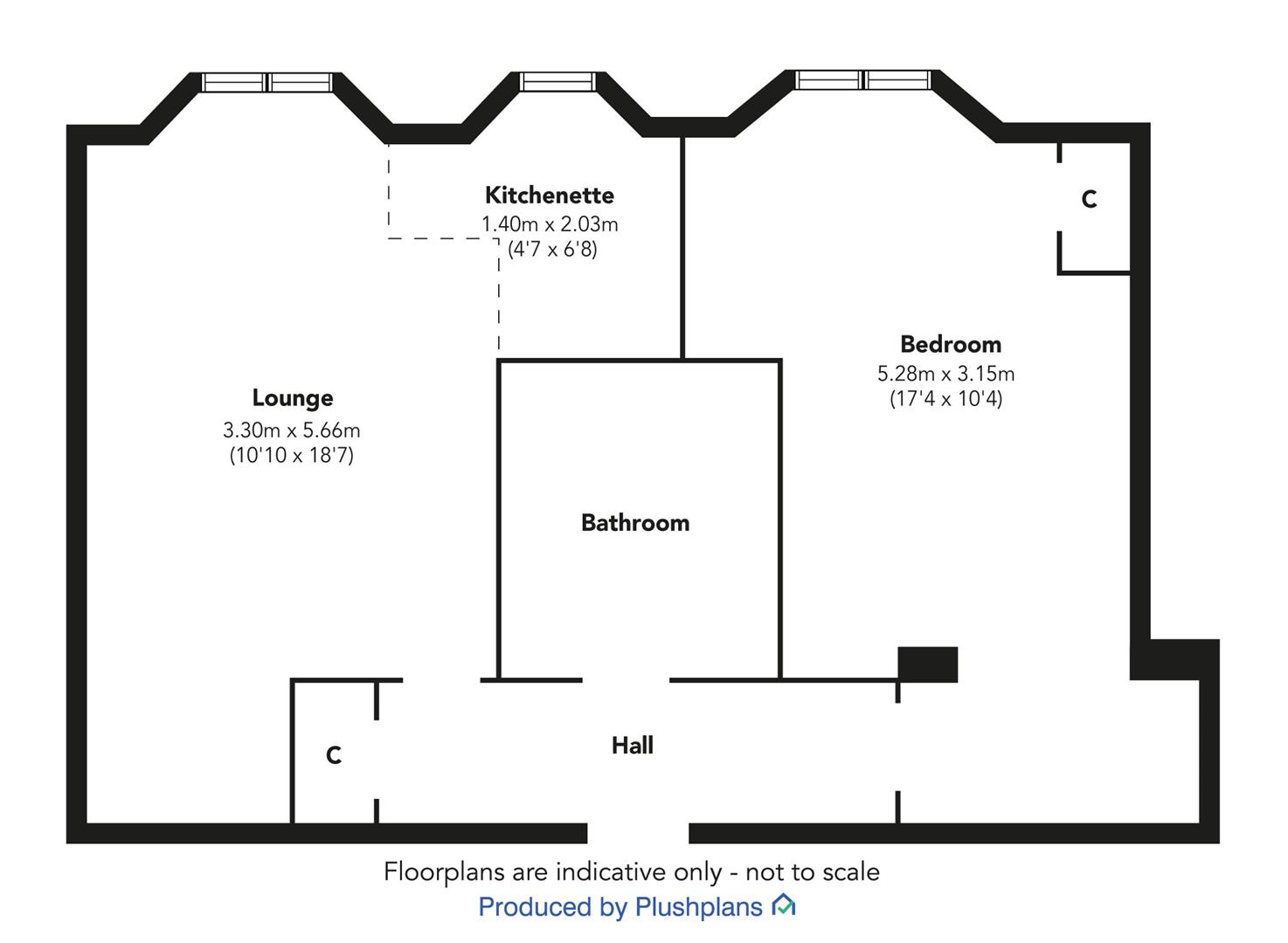 3-2, 4, Adam Street, Gourock floorplan