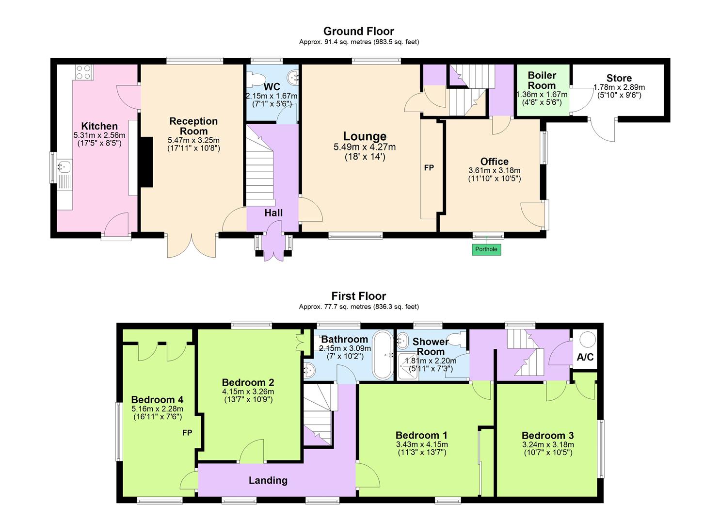 Willow Cottage, High Street, Leintwardine floorplan