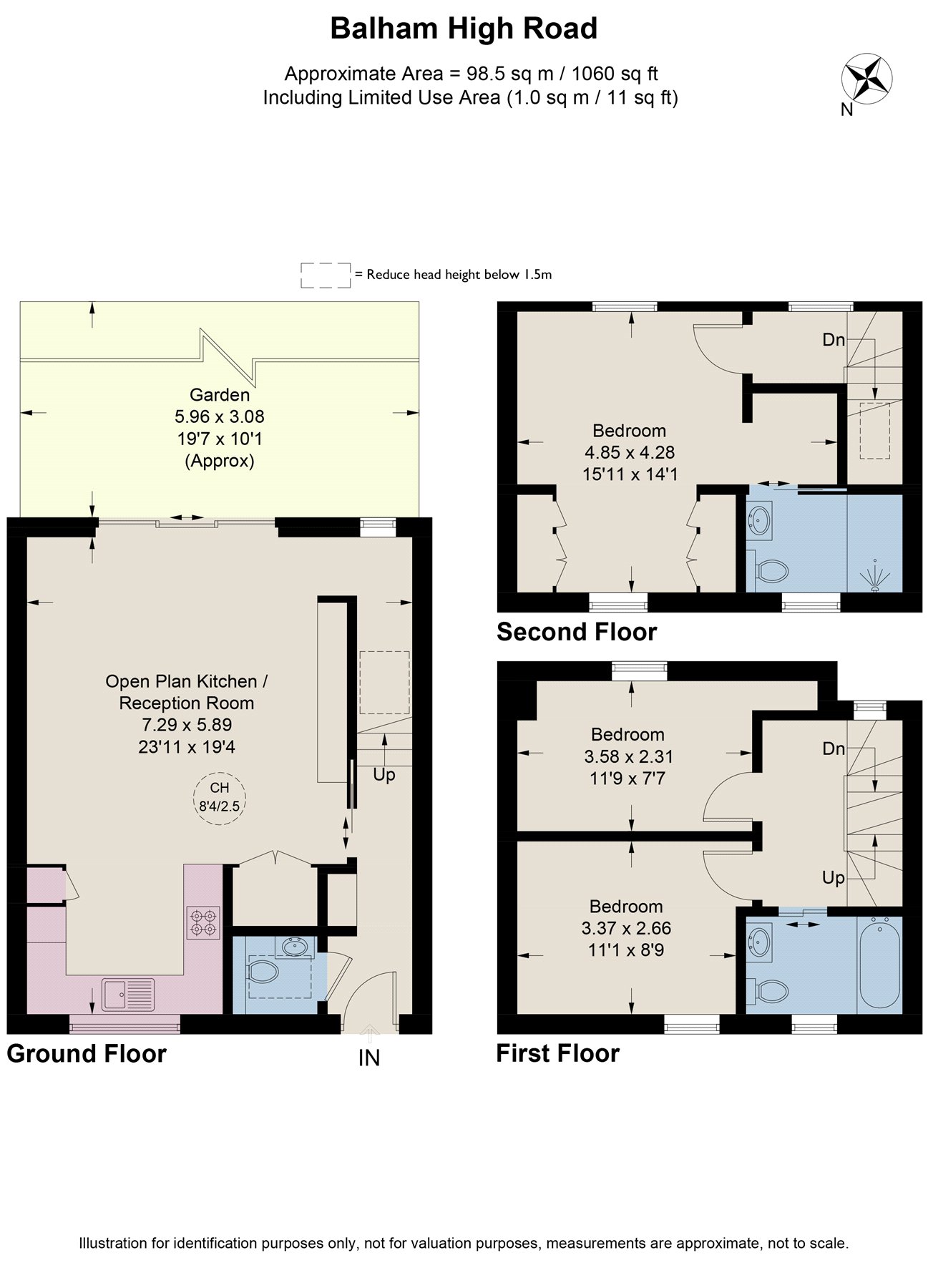 189F, Balham High Road, London floorplan