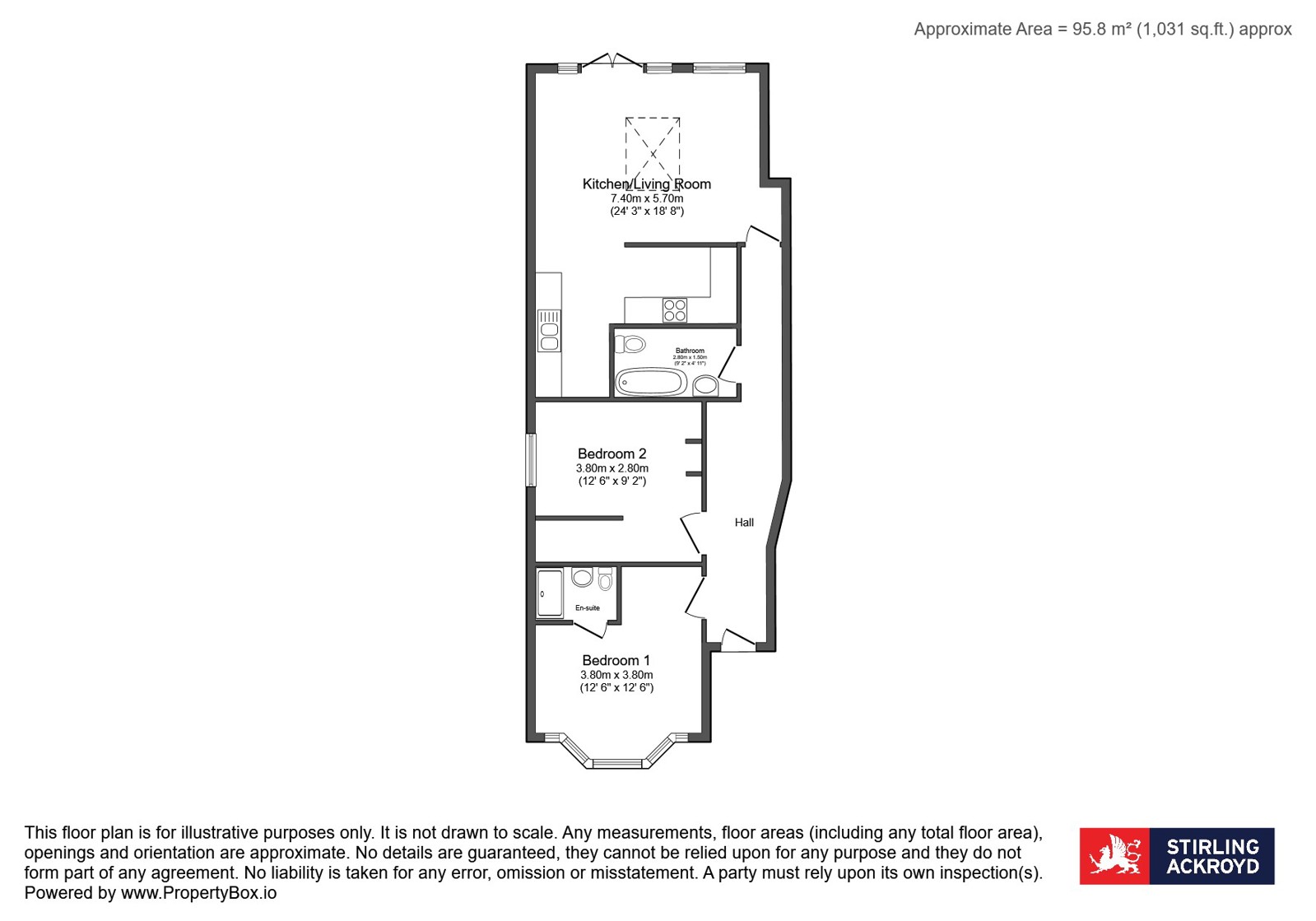 Upton Road, Hertfordshire floorplan