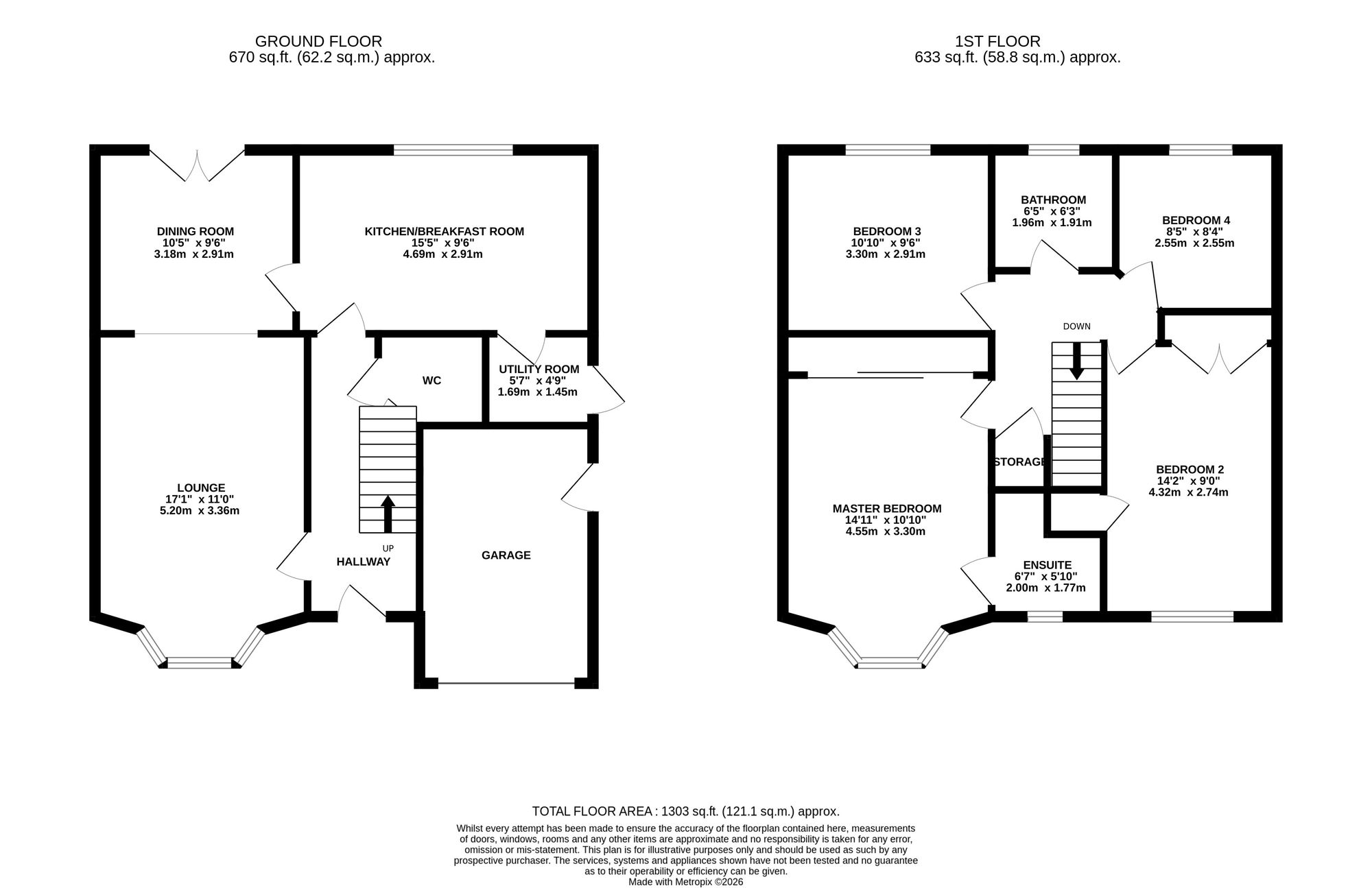 14 Victoria Mill Drive, Nantwich floorplan