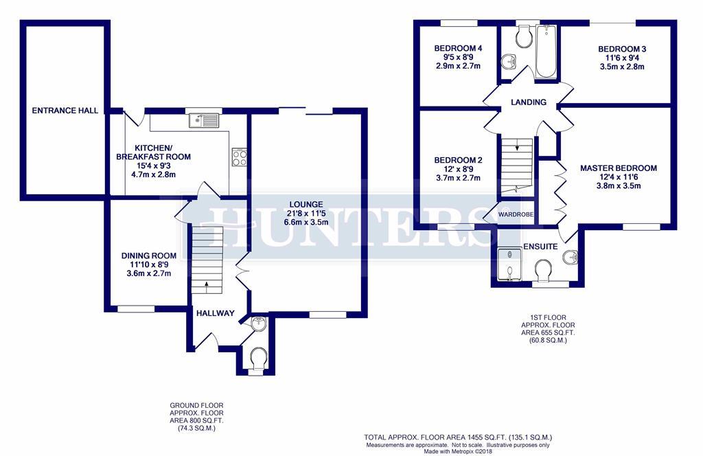 4 Bedrooms Detached house for sale in Barker Close, Arborfield, Reading RG2