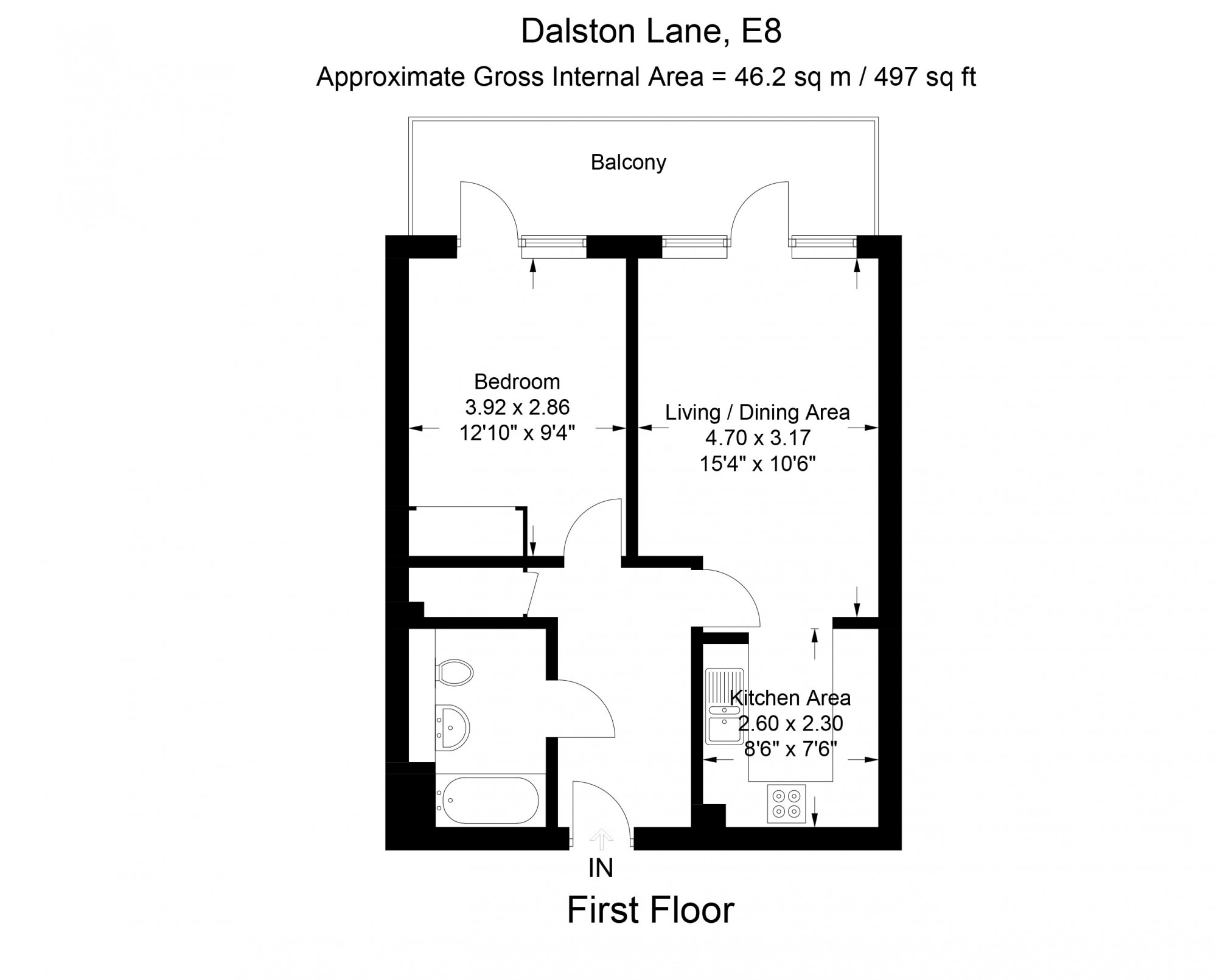 1 Bedrooms Flat for sale in Atkins Square, Hackney E8