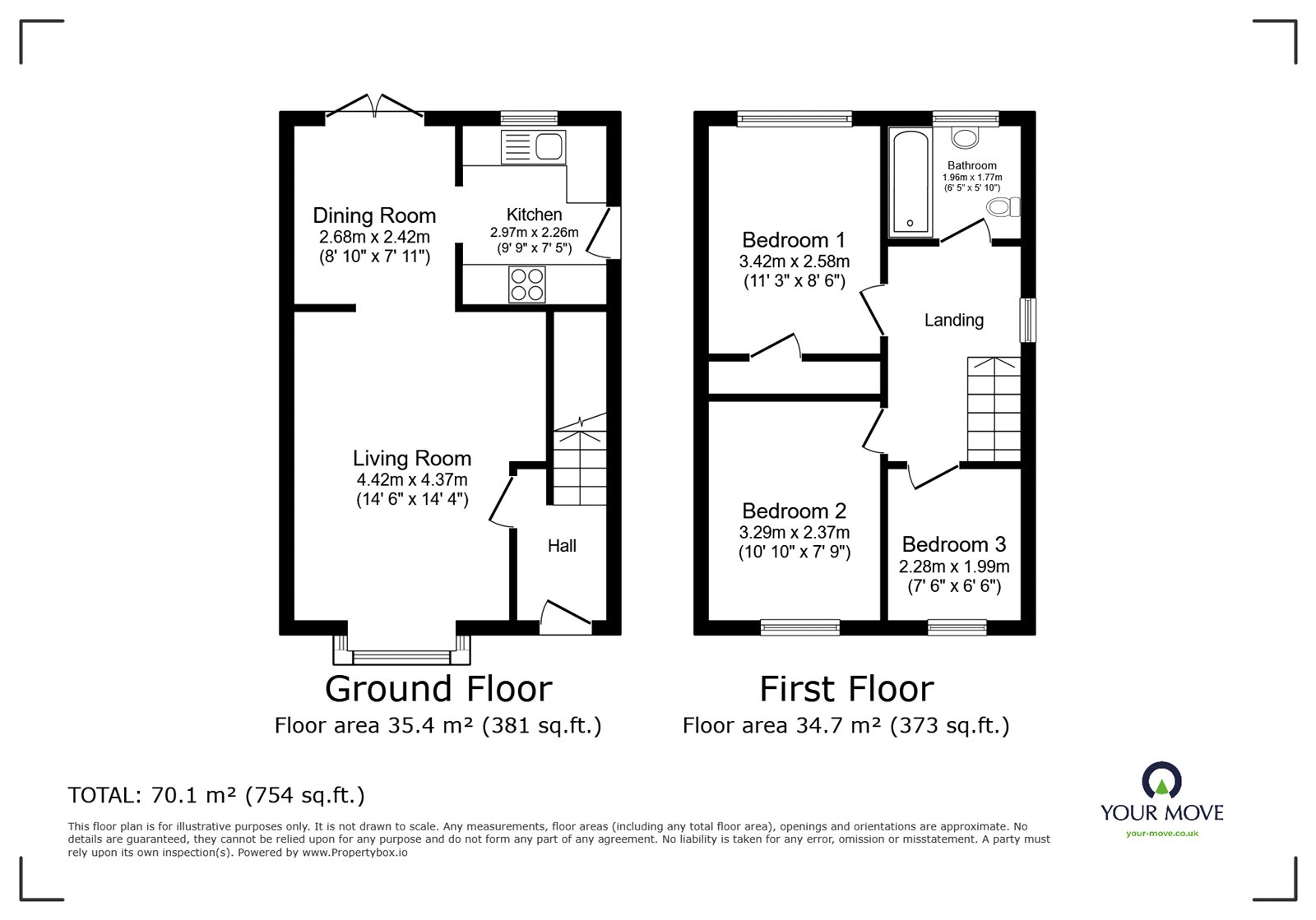 51, Windsor Close, Lincoln floorplan