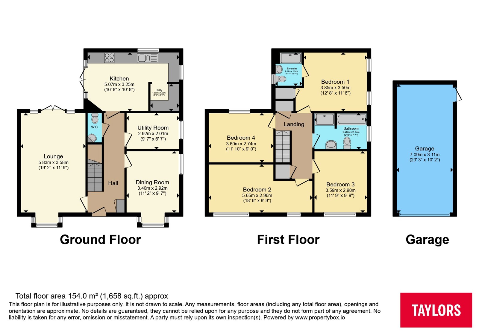 23, Brassey Way, Henlow floorplan
