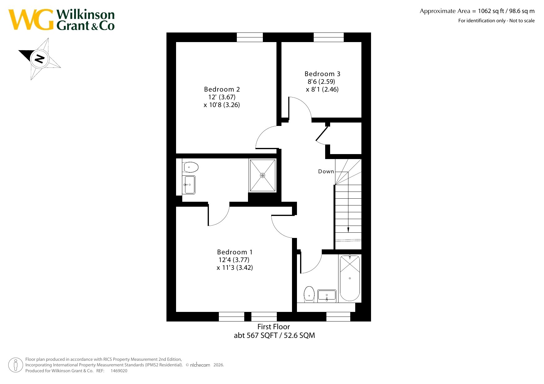 2, Millstream, Exeter floorplan
