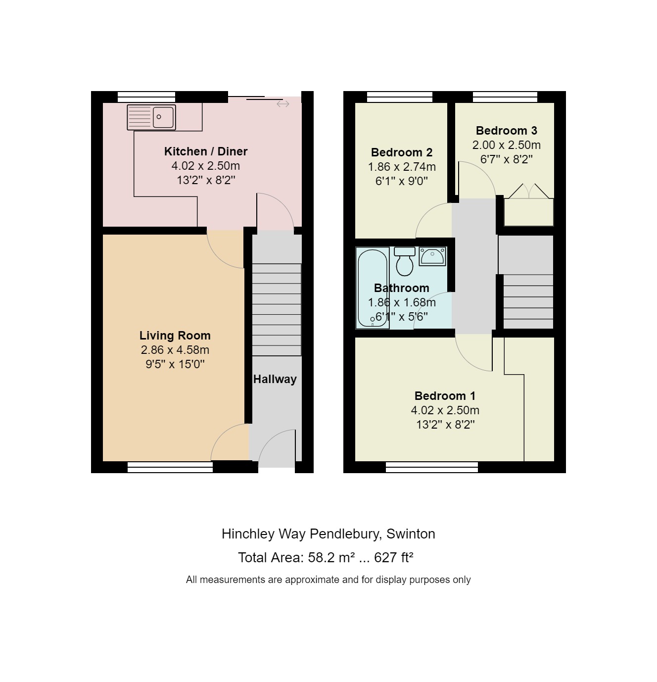 3 bed semidetached house for sale in Hinchley Way, Pendlebury, Swinton