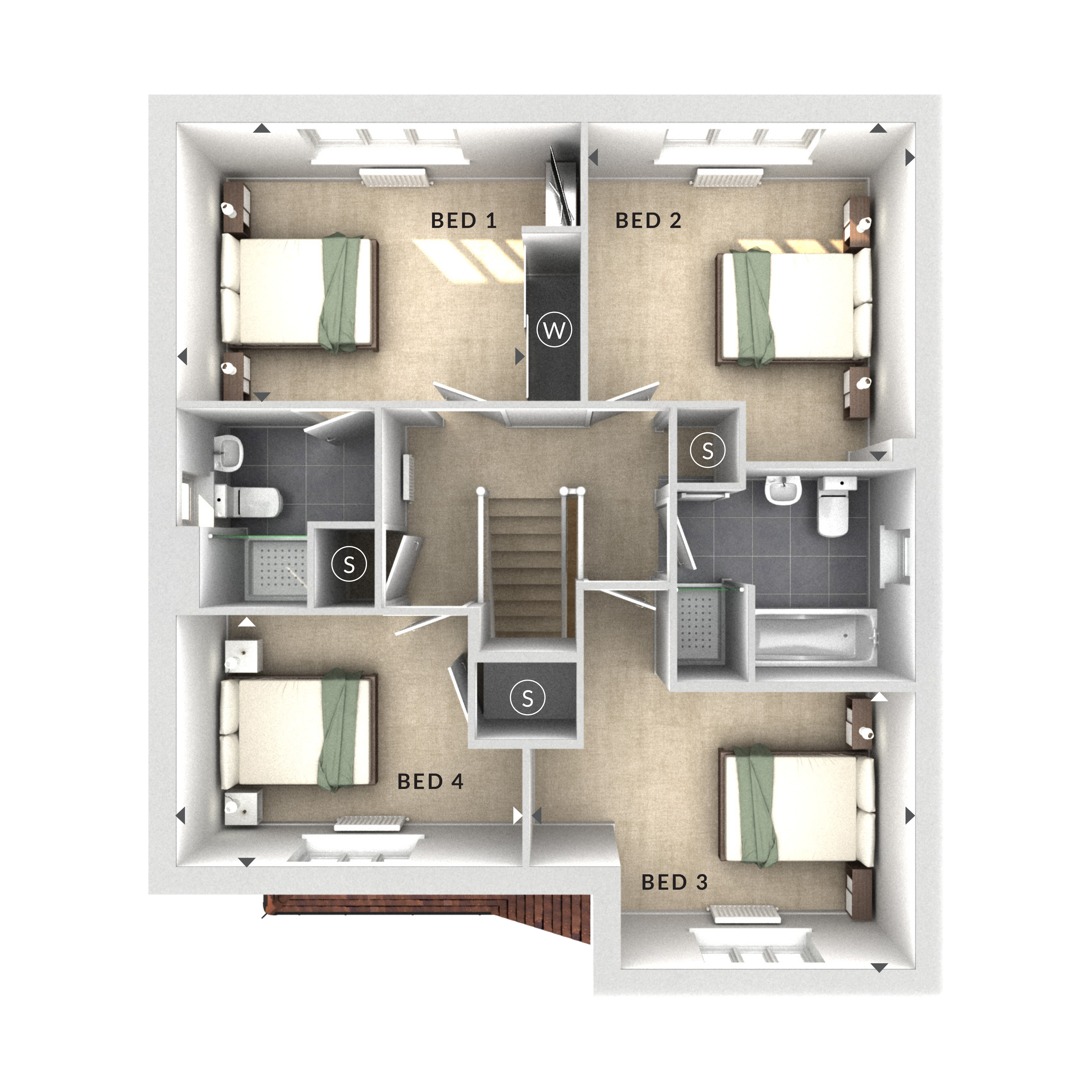 64, Harborough Road, Desborough floorplan
