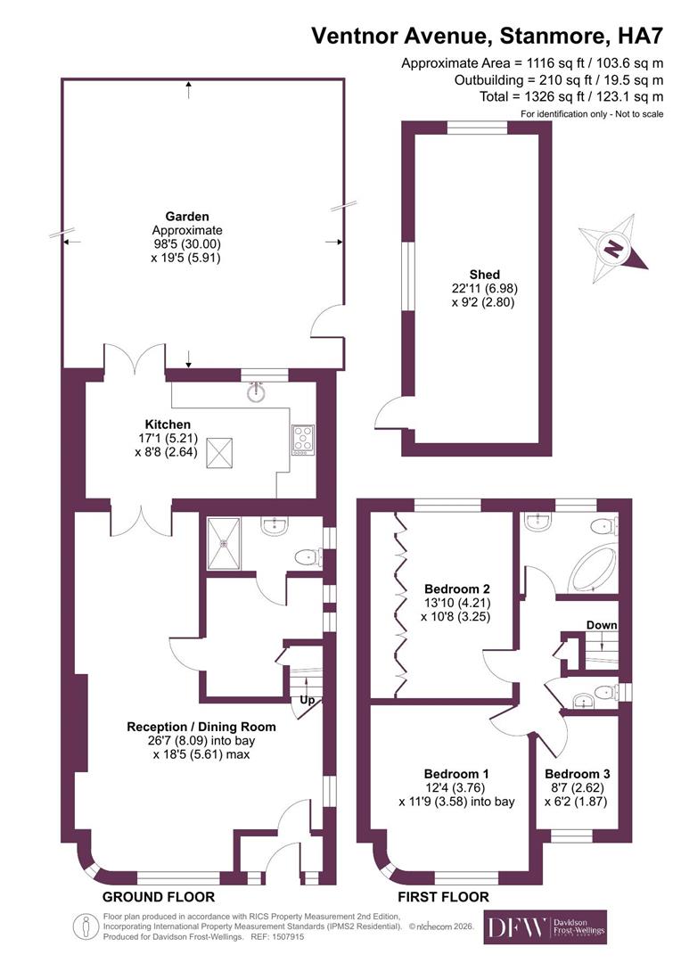 47, Ventnor Avenue, Stanmore floorplan