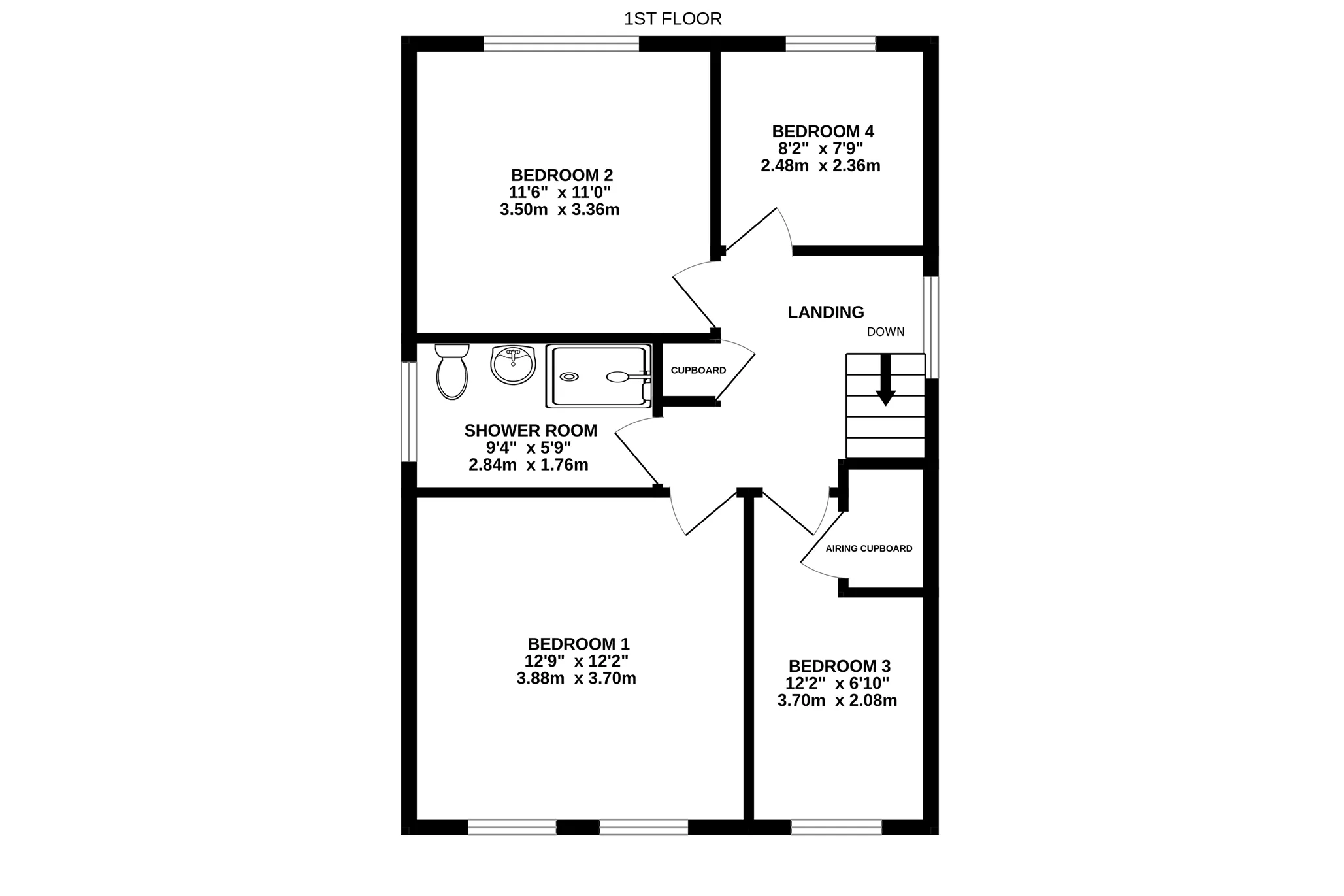 7, Cherry Walk, Douglas floorplan