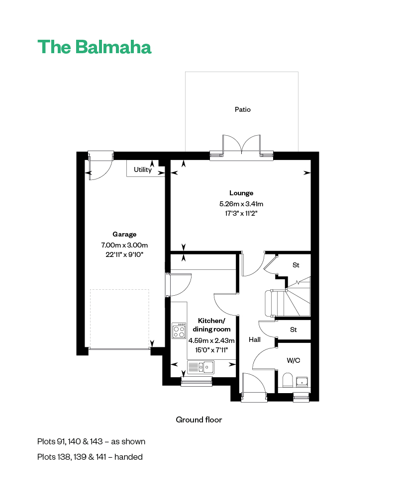 91, Off Charlesfield Road, Livingston, Eh54 7Gw floorplan