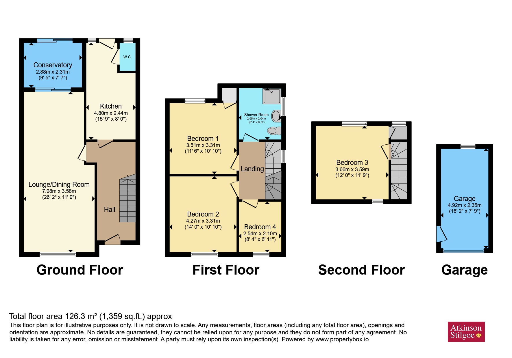 24, Archer Road, Kenilworth floorplan
