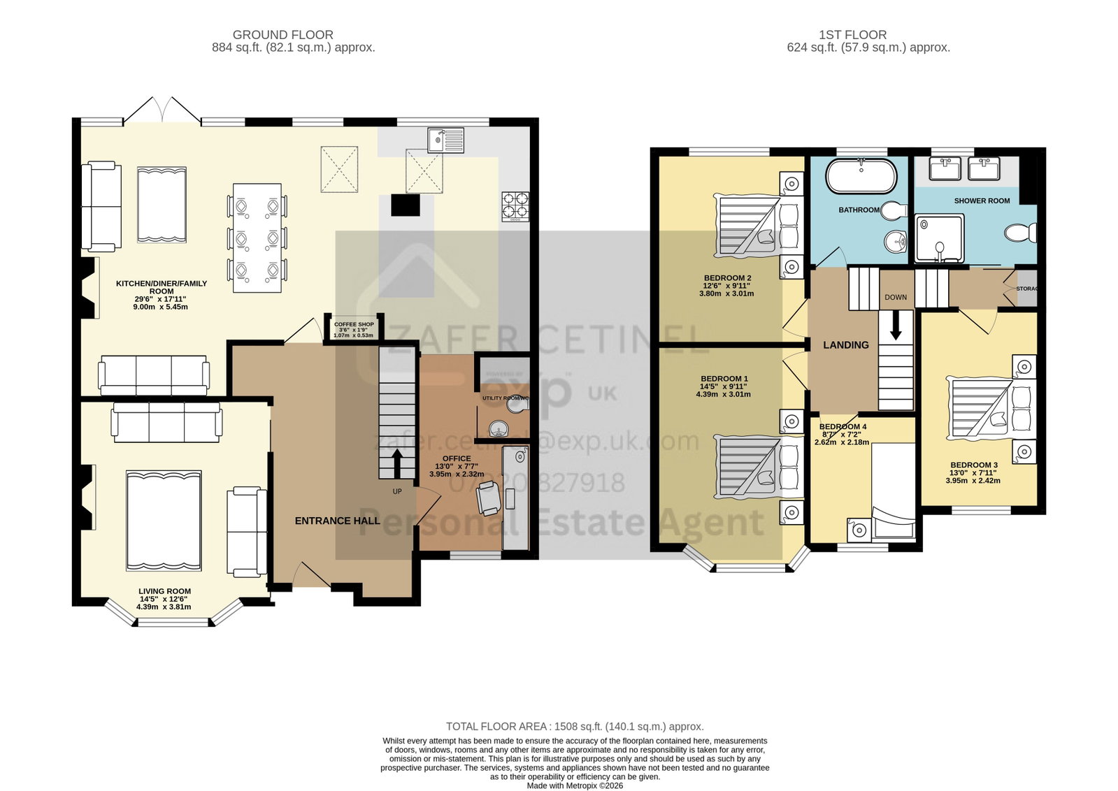 8, Elm Close, Cheltenham floorplan