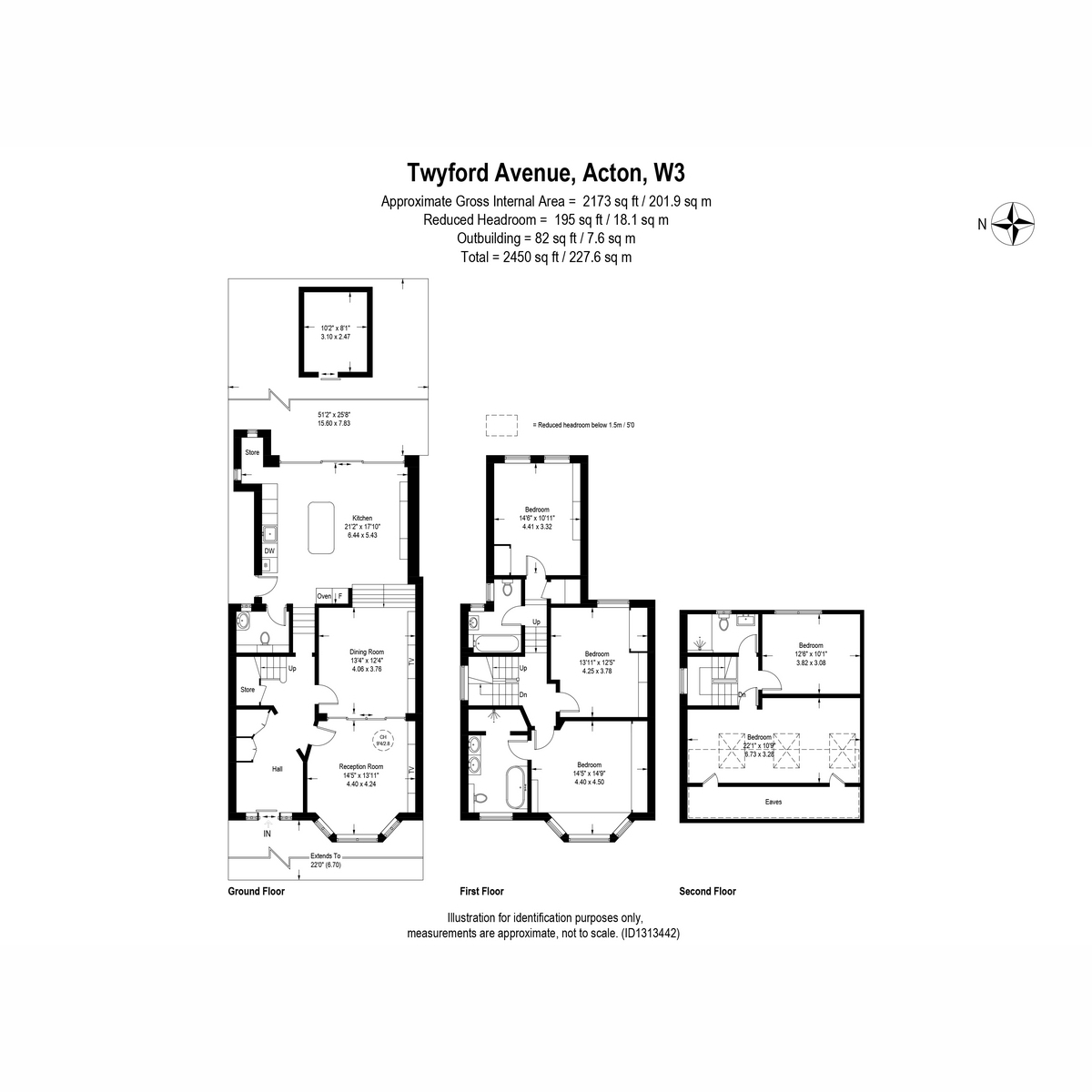 96, Twyford Avenue, London floorplan