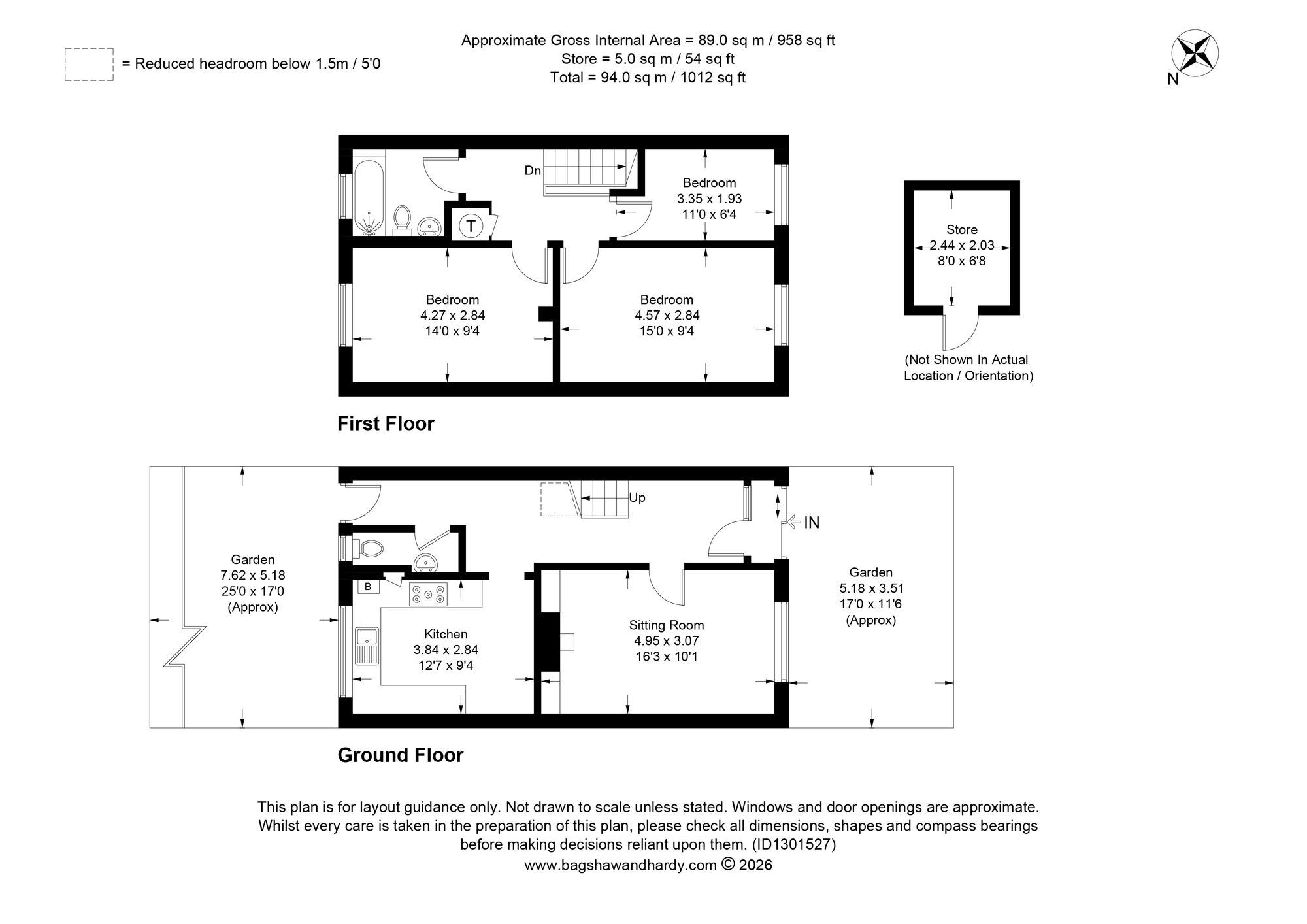 20 Cobbetts Ride, Tunbridge Wells floorplan