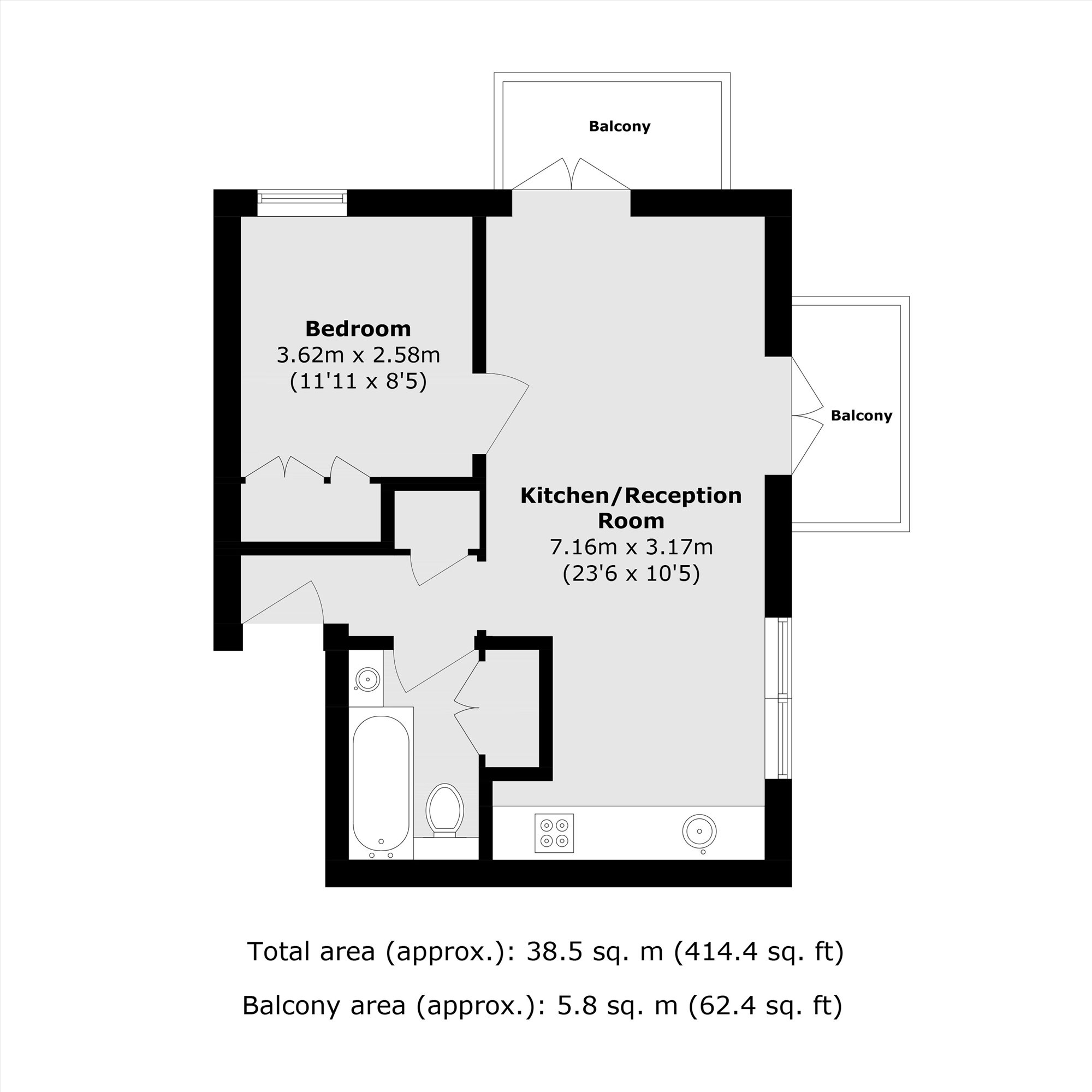 FFF, 6, Brompton Park Crescent, London floorplan