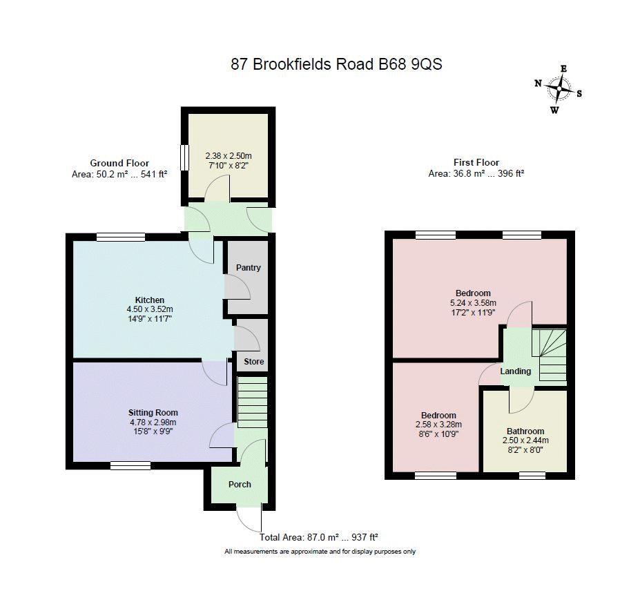 2 Bedrooms Semi-detached house for sale in Brookfields Road, Oldbury B68