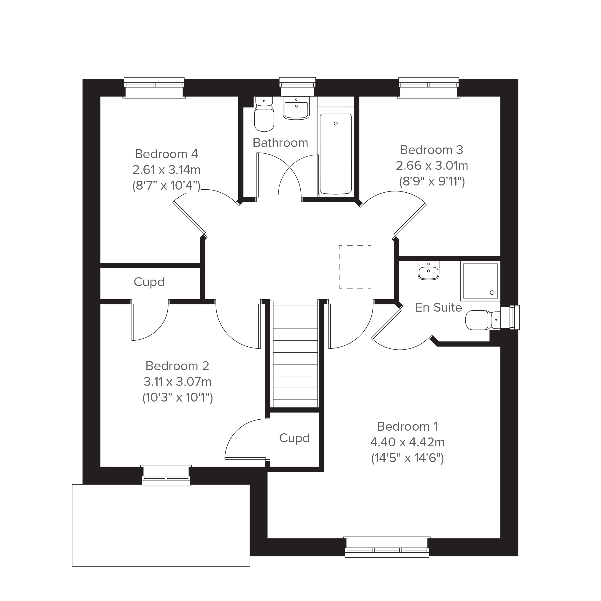 393, Welsh Road, Deeside floorplan