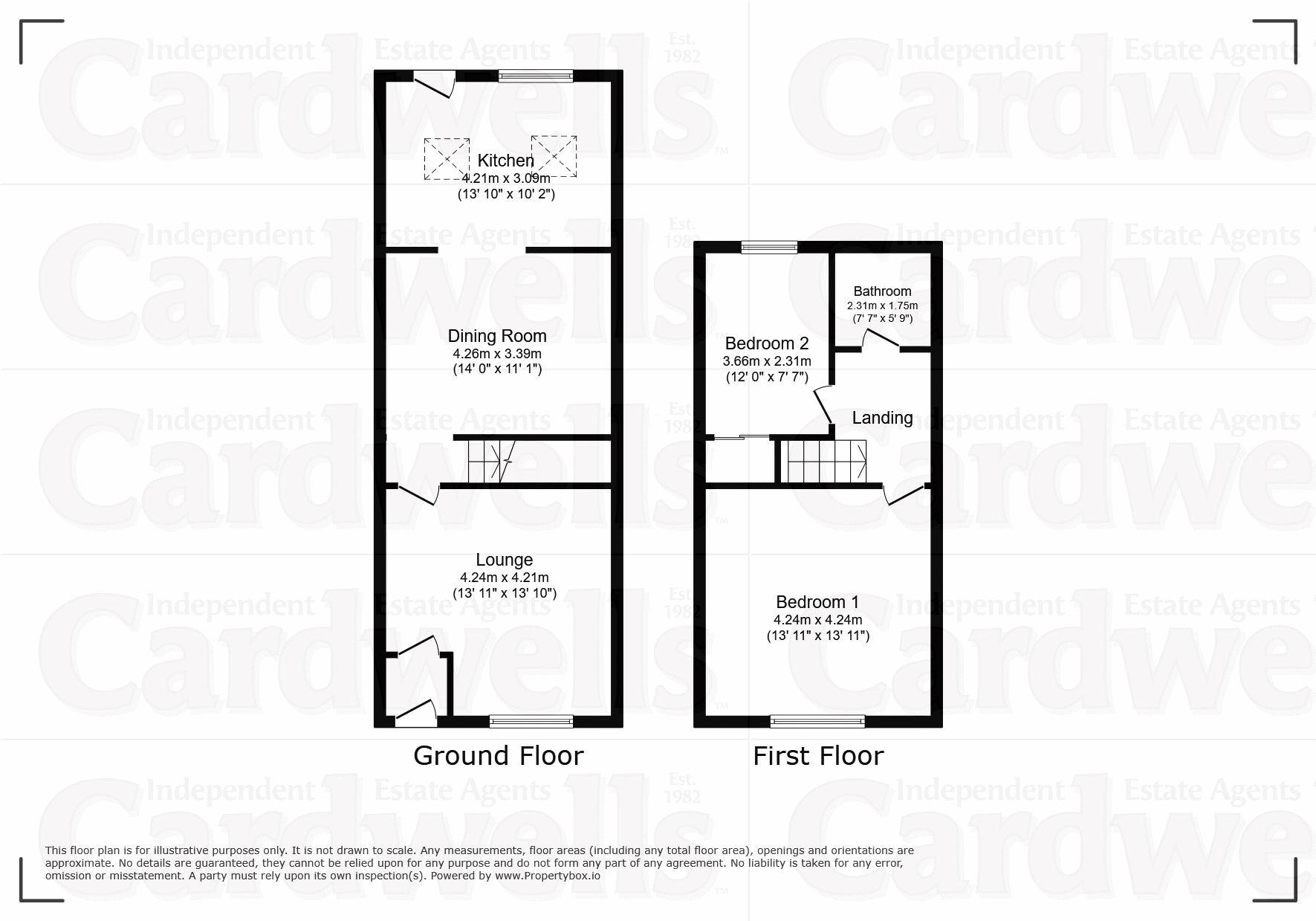 102, Bury Road, Bury floorplan
