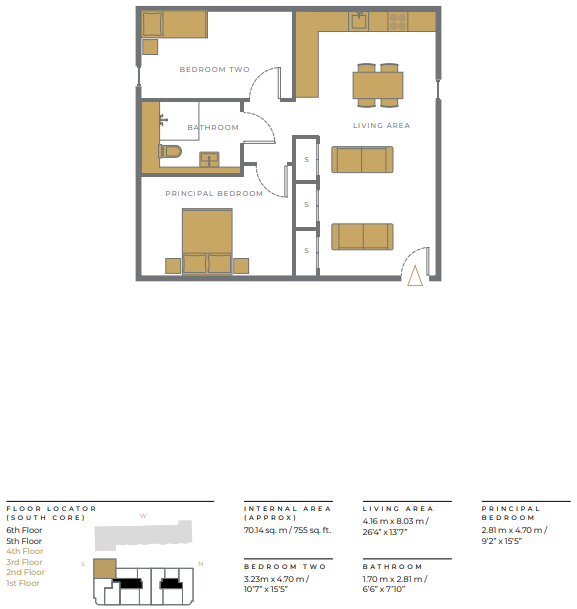 53 Rox, 12, Gloucester Place, East Sussex floorplan