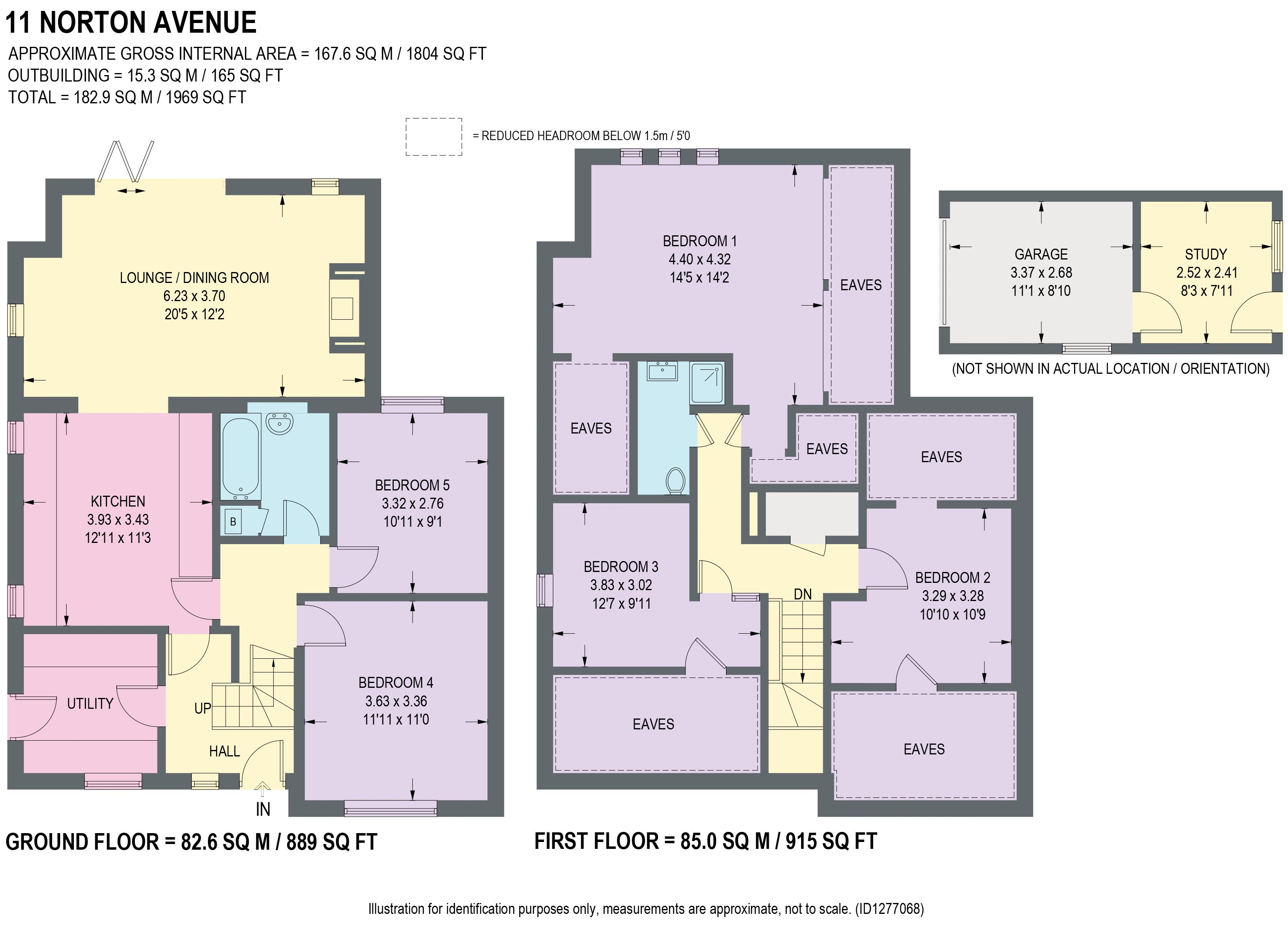 11, Norton Avenue, Chesterfield floorplan
