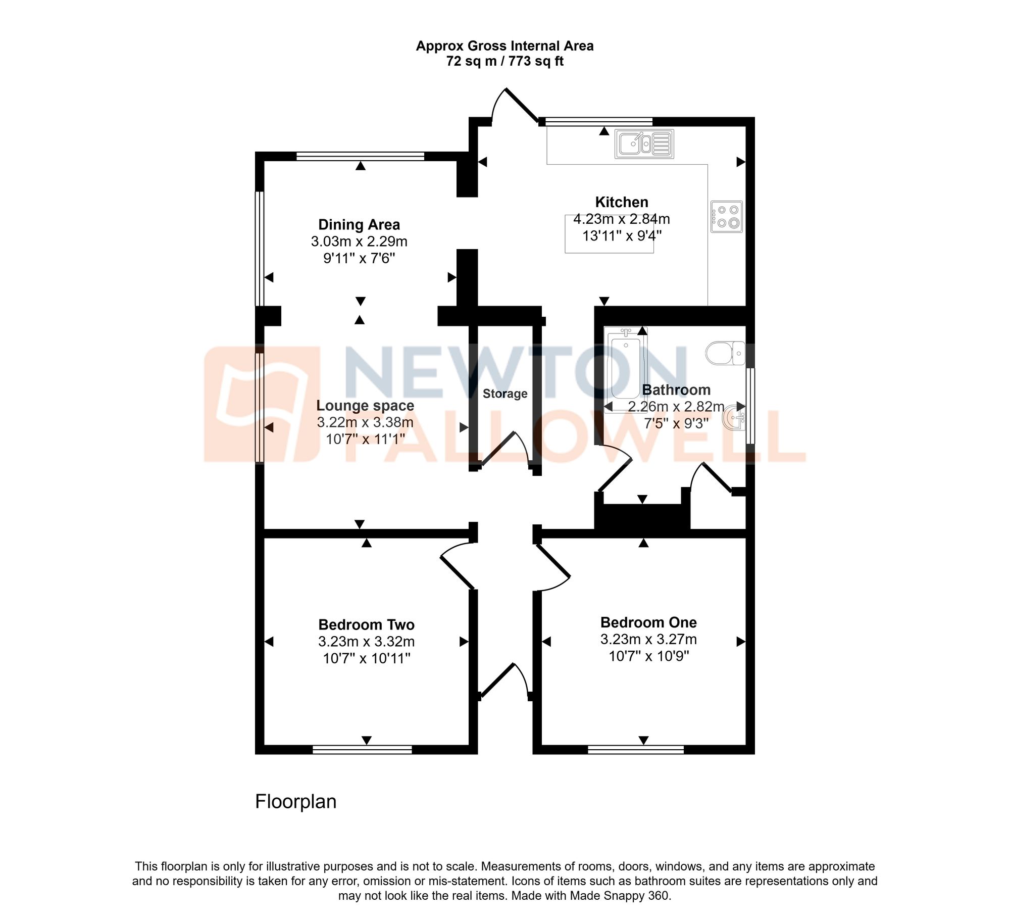 9 Chapel Road, Telford floorplan