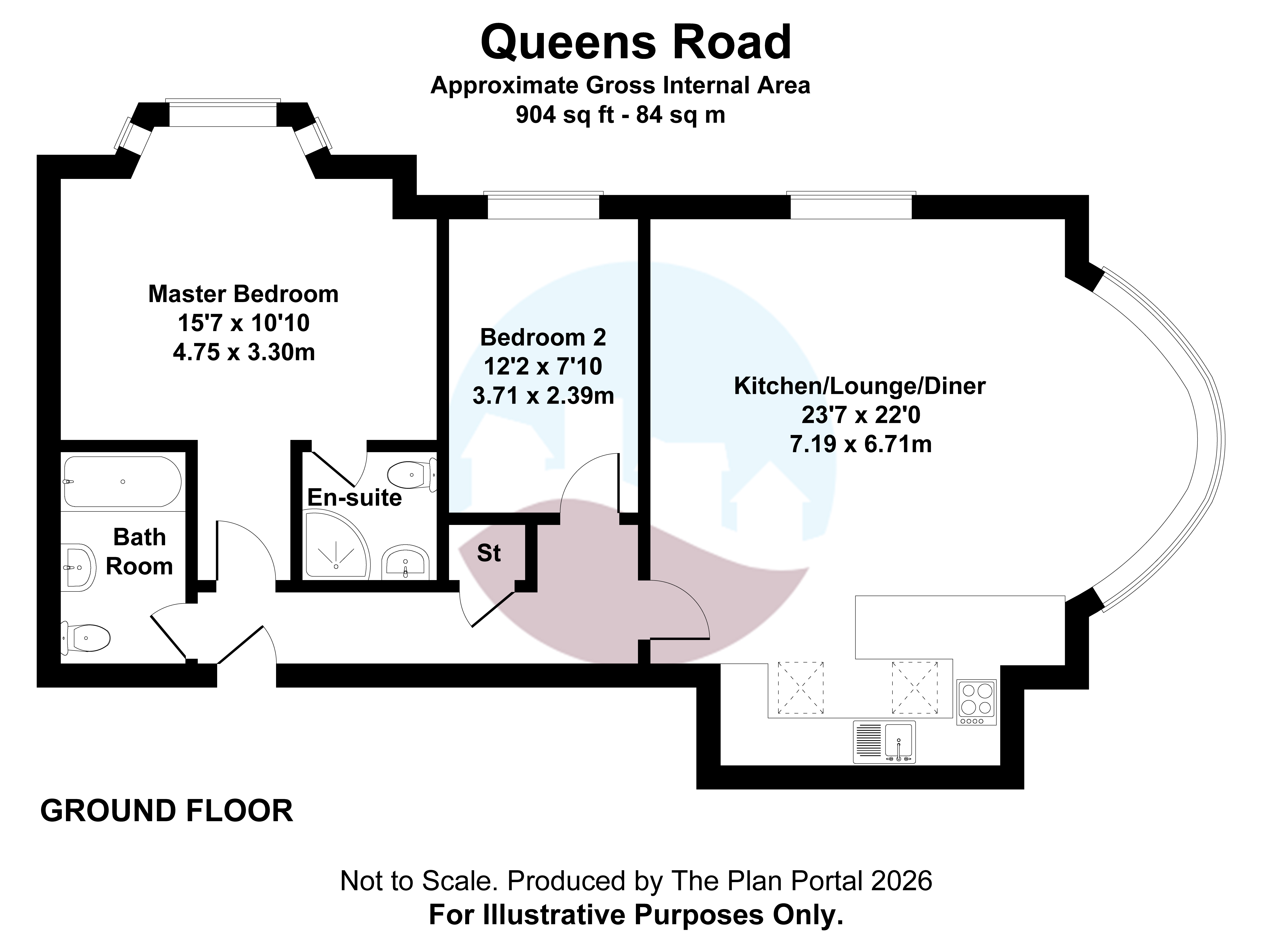 4 Portas House, 40, Queens Road, Frinton-on-Sea floorplan