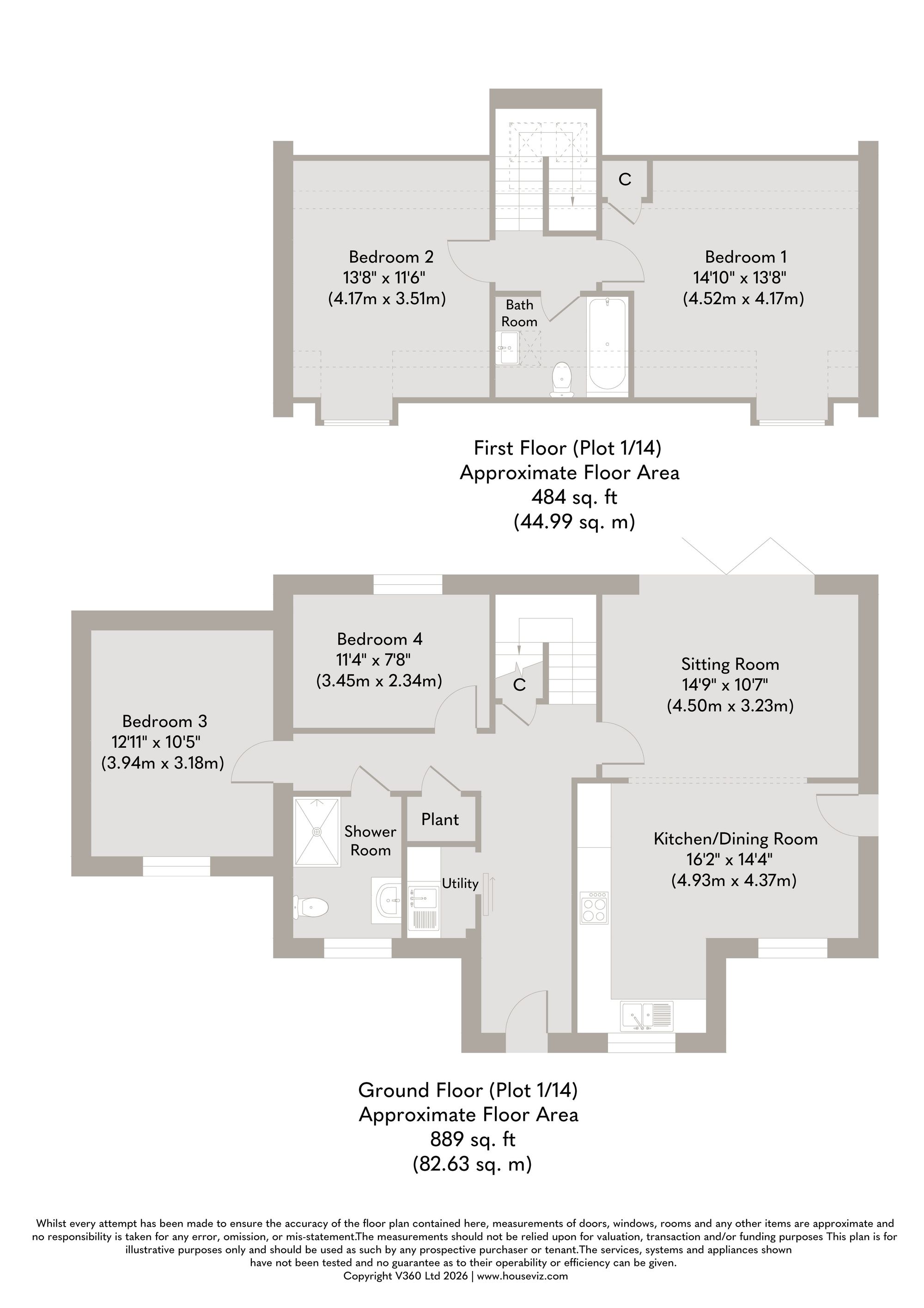 Plot 14, 19 Russell Court, Kings Lynn floorplan