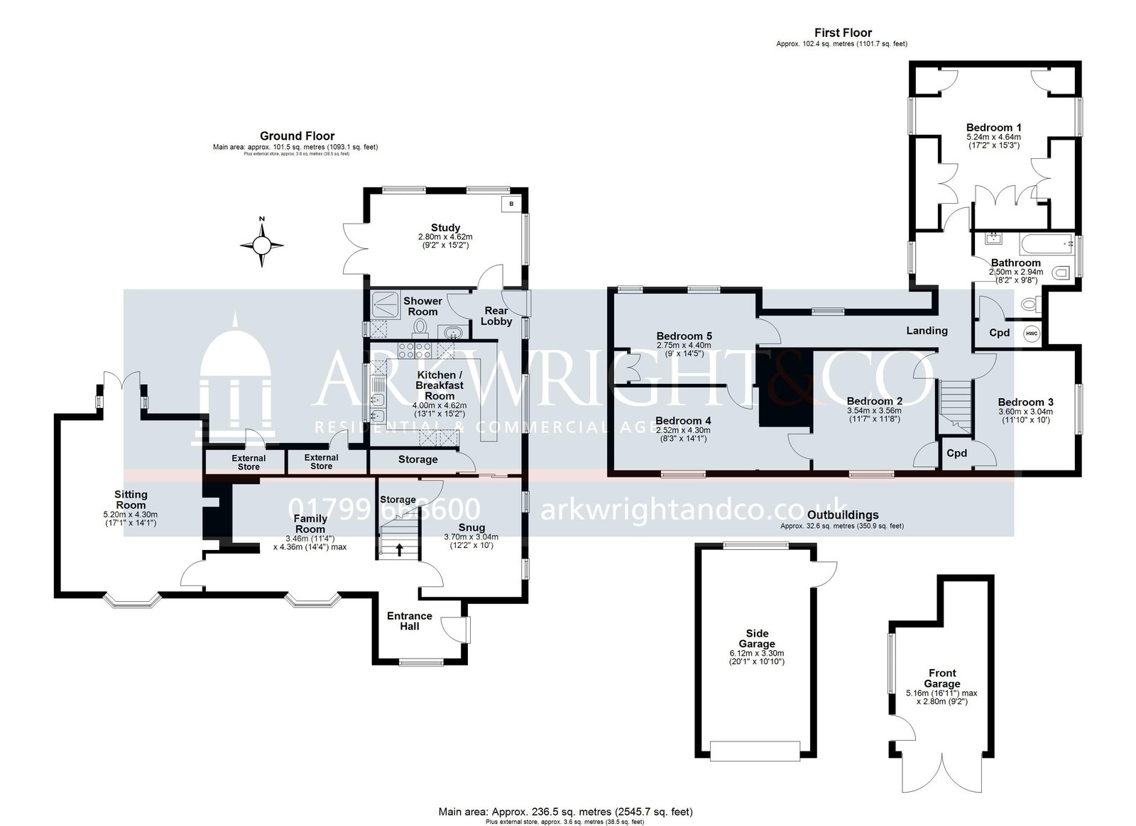 The Croft, Fallowden Lane, Saffron Walden floorplan